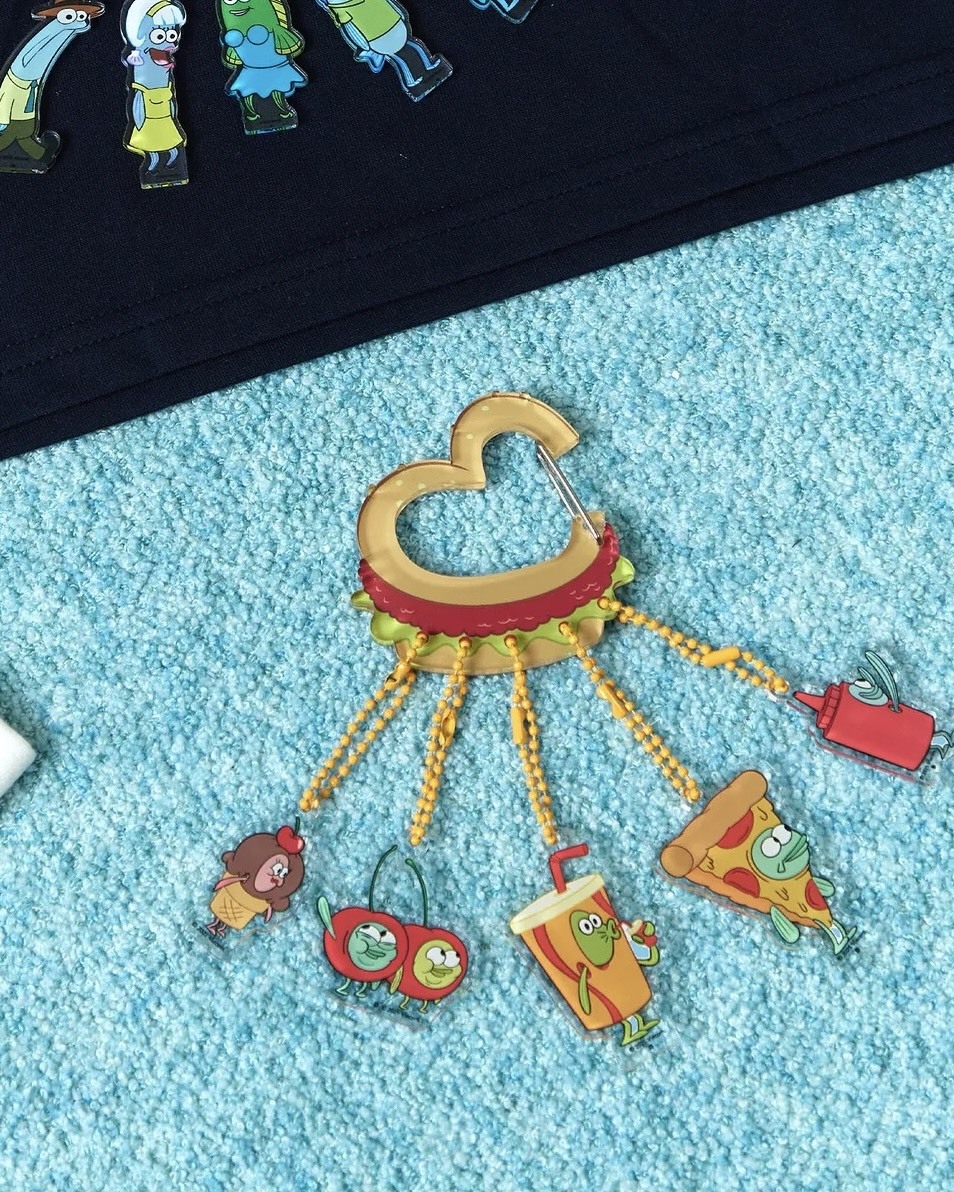 <正版授權>韓國 DANCOMMA 聯名 海綿寶寶 週邊 吊飾 登山扣