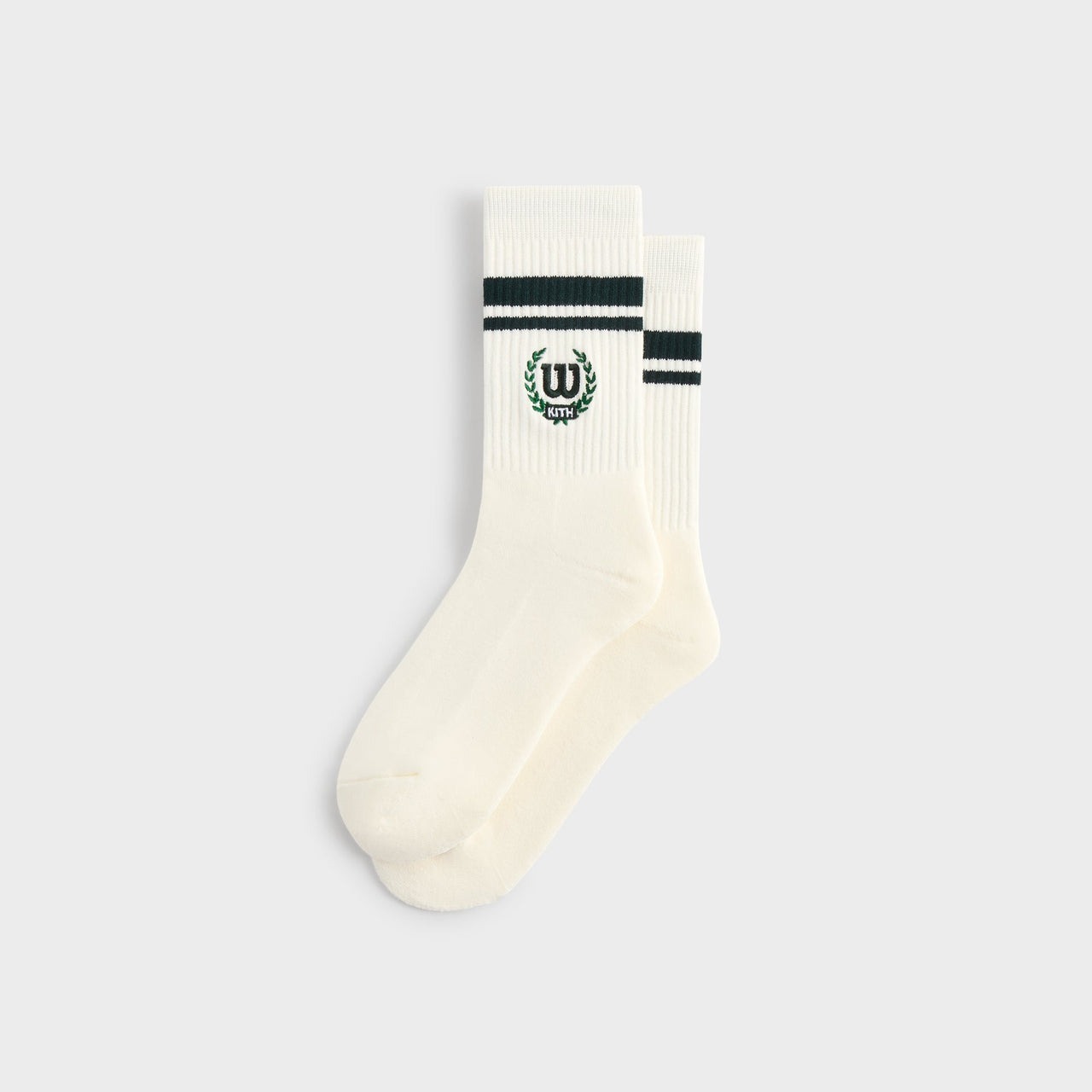 2025SS Kith for Wilson Striped Logo Crew Socks 聯名 條紋 長襪 襪子 現貨 KHM220144