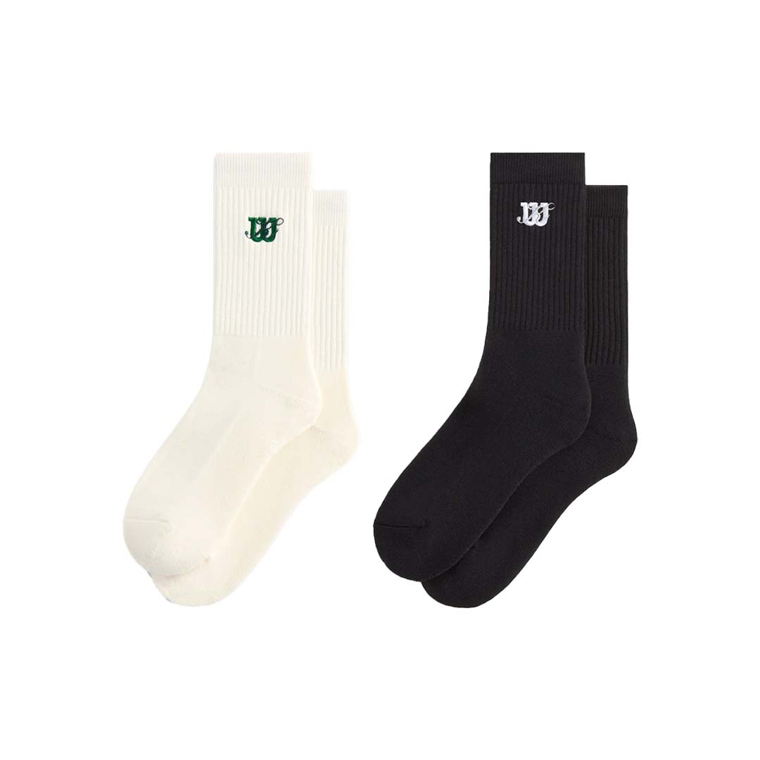 2025SS Kith for Wilson Logo Crew Socks 聯名 長襪 襪子 現貨 KHM220142