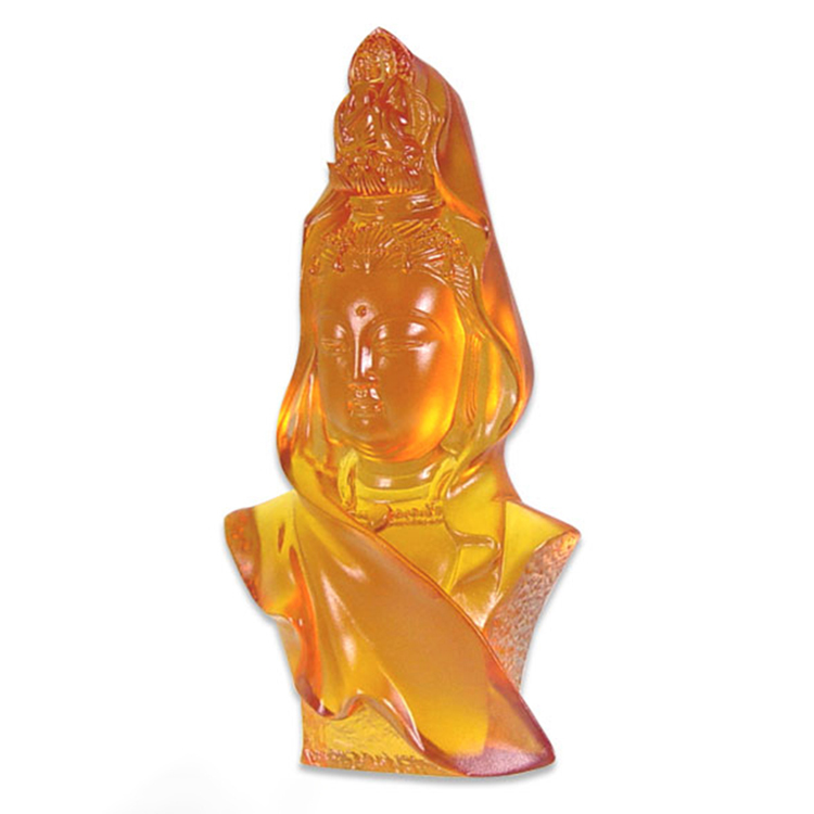 鹿港窯~居家開運琉璃擺飾【觀音】