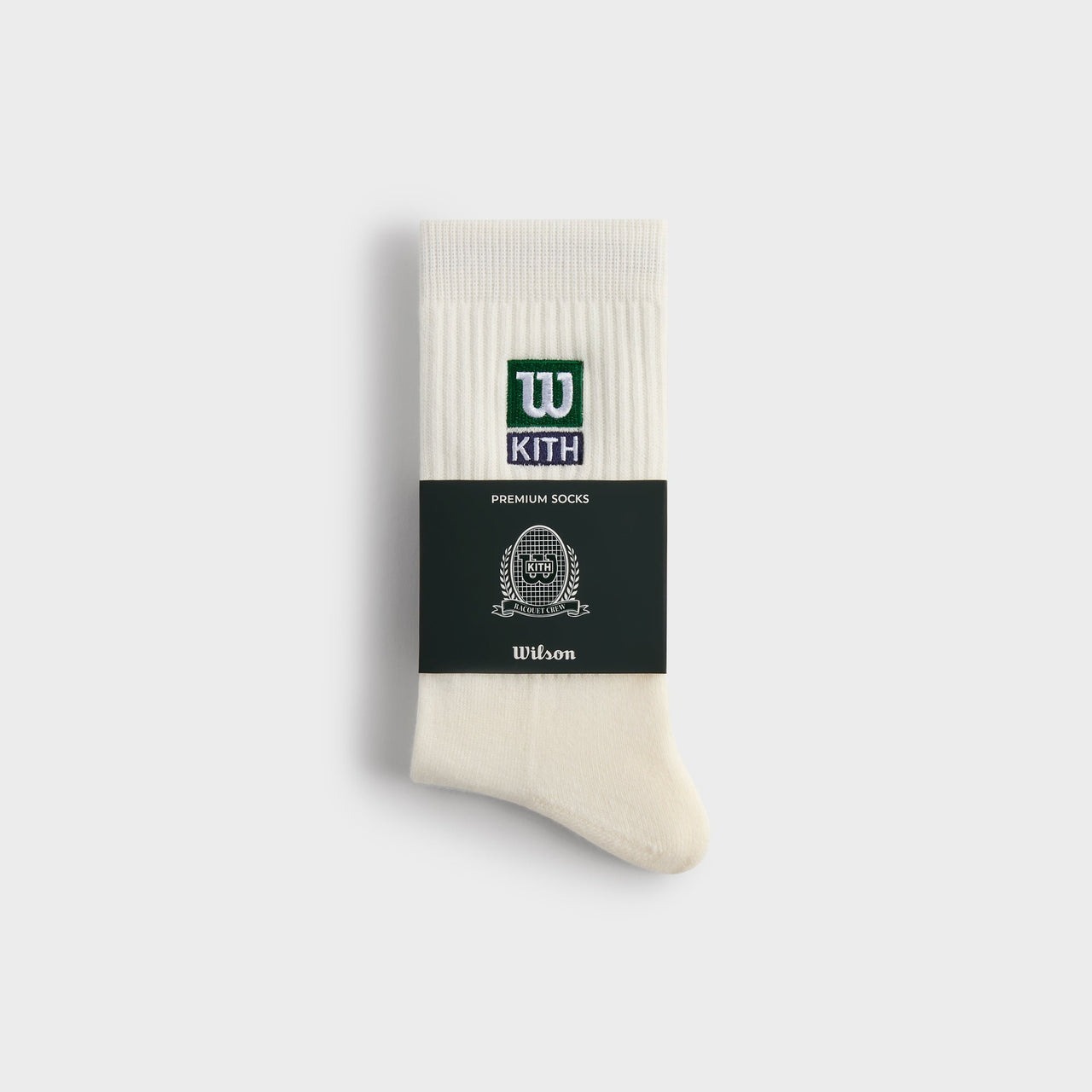 2025SS Kith for Wilson Logo Crew Socks Box Logo 聯名 長襪 襪子 現貨 KHM220141