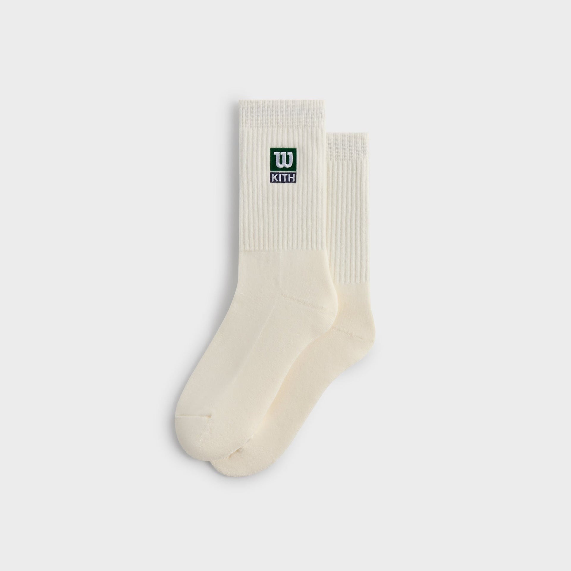 2025SS Kith for Wilson Logo Crew Socks Box Logo 聯名 長襪 襪子 現貨 KHM220141