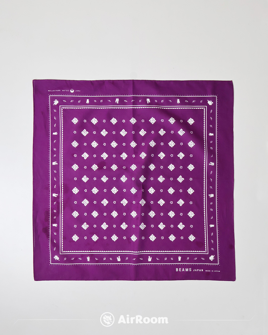 2025SS BEAMS JAPAN 京都 限定 超限量 背後 藝妓 方巾 手帕 毛巾 頭巾 現貨 56470172877 / 56470176877