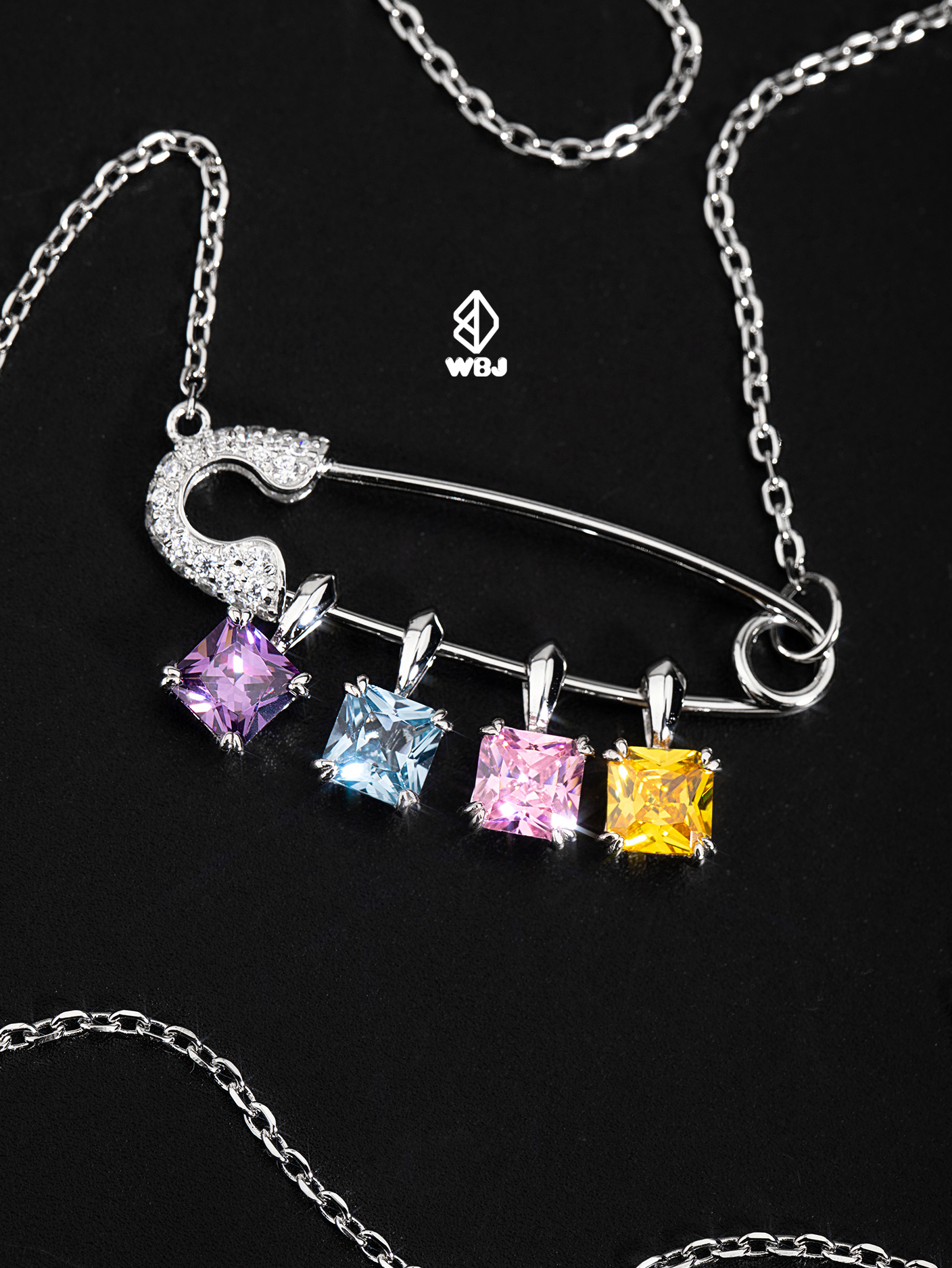 WBJ訂製珠寶  迴紋針鍊牌純銀項鍊