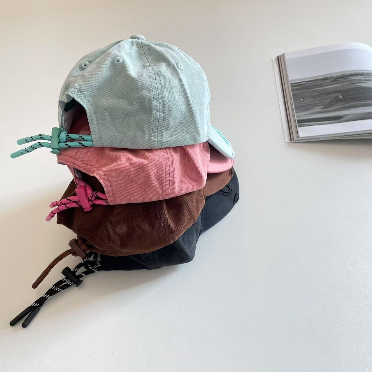 親子裝_四色不修邊棒球帽