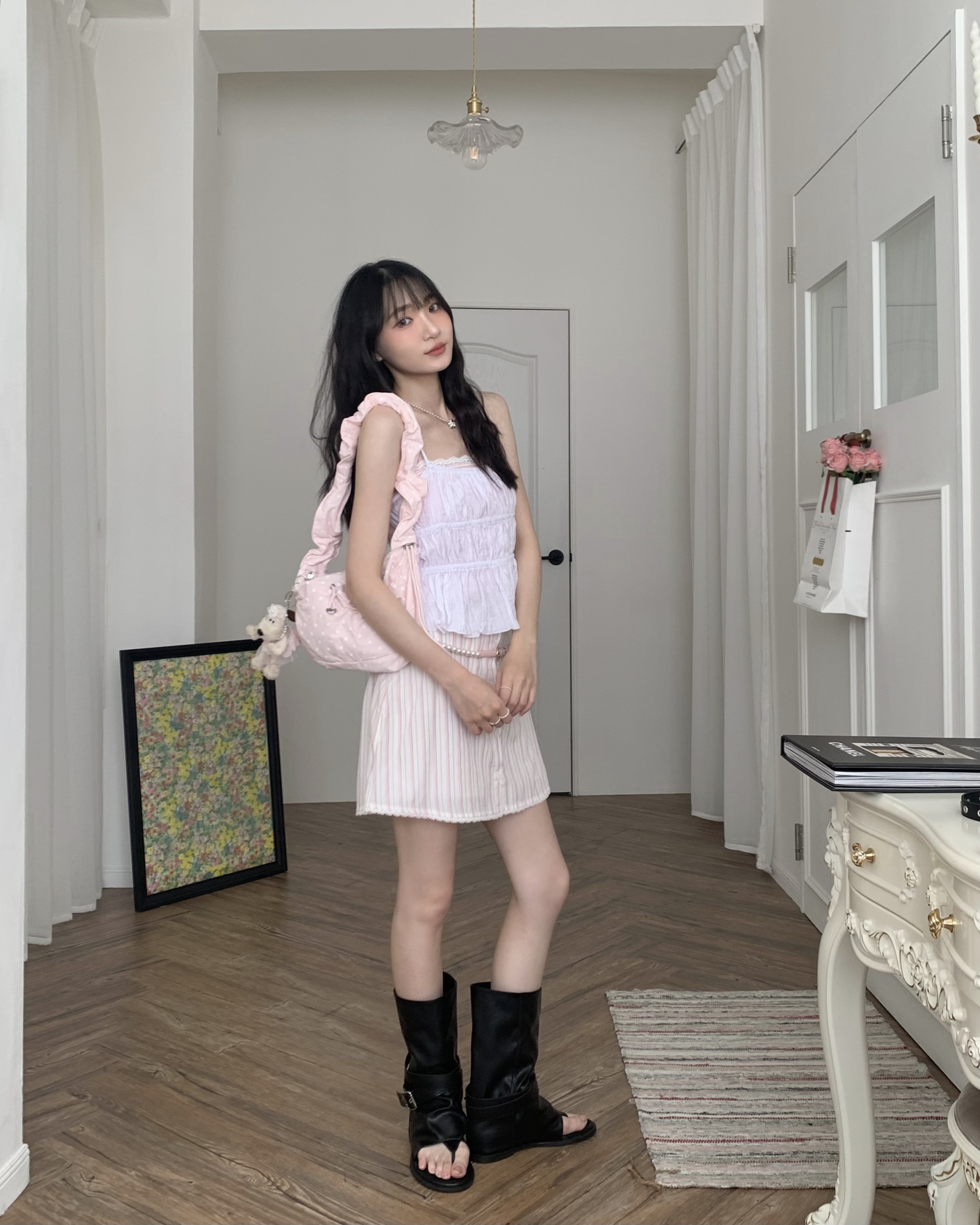 現貨-波拉波拉島夏戀綁帶背心