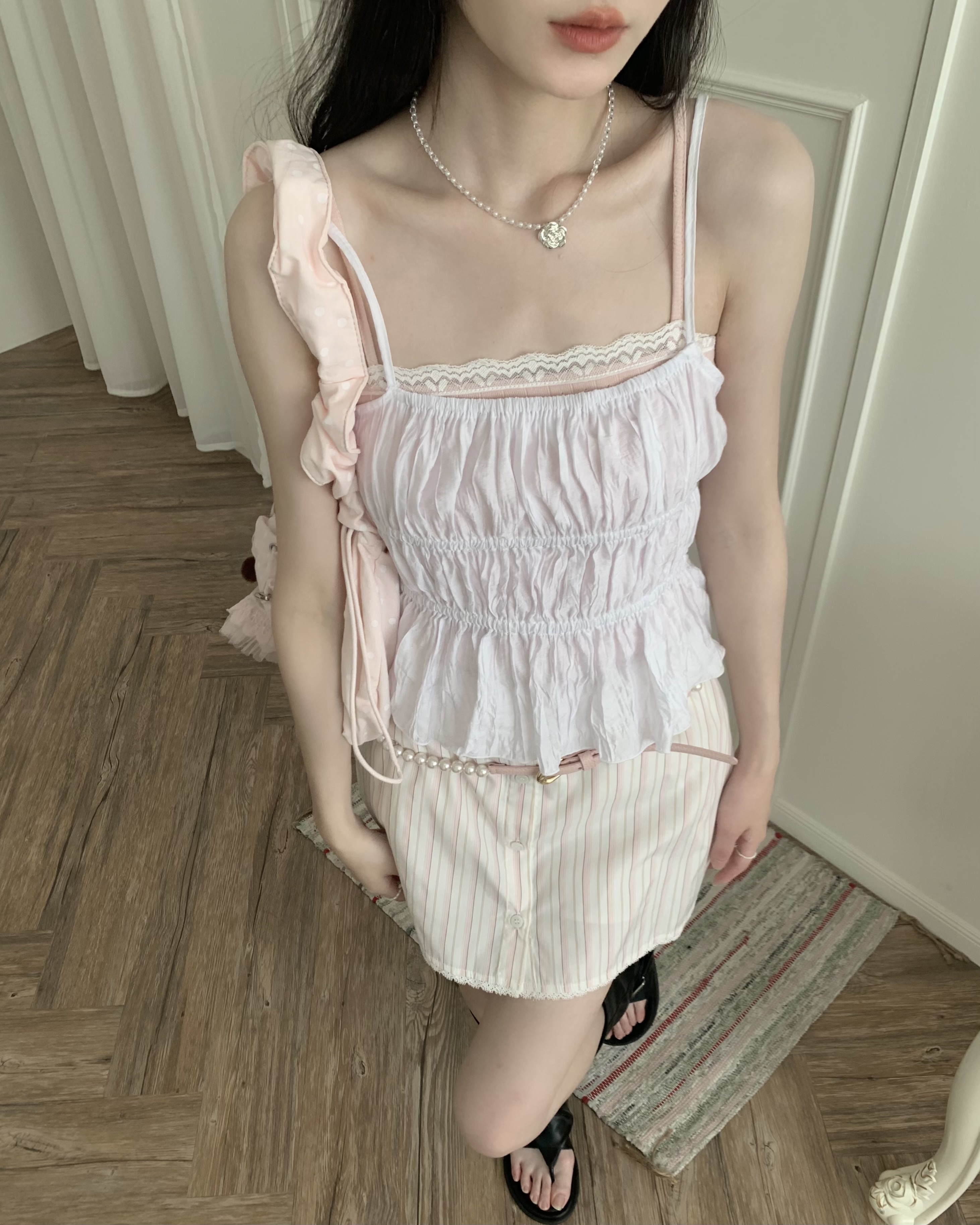 現貨-波拉波拉島夏戀綁帶背心