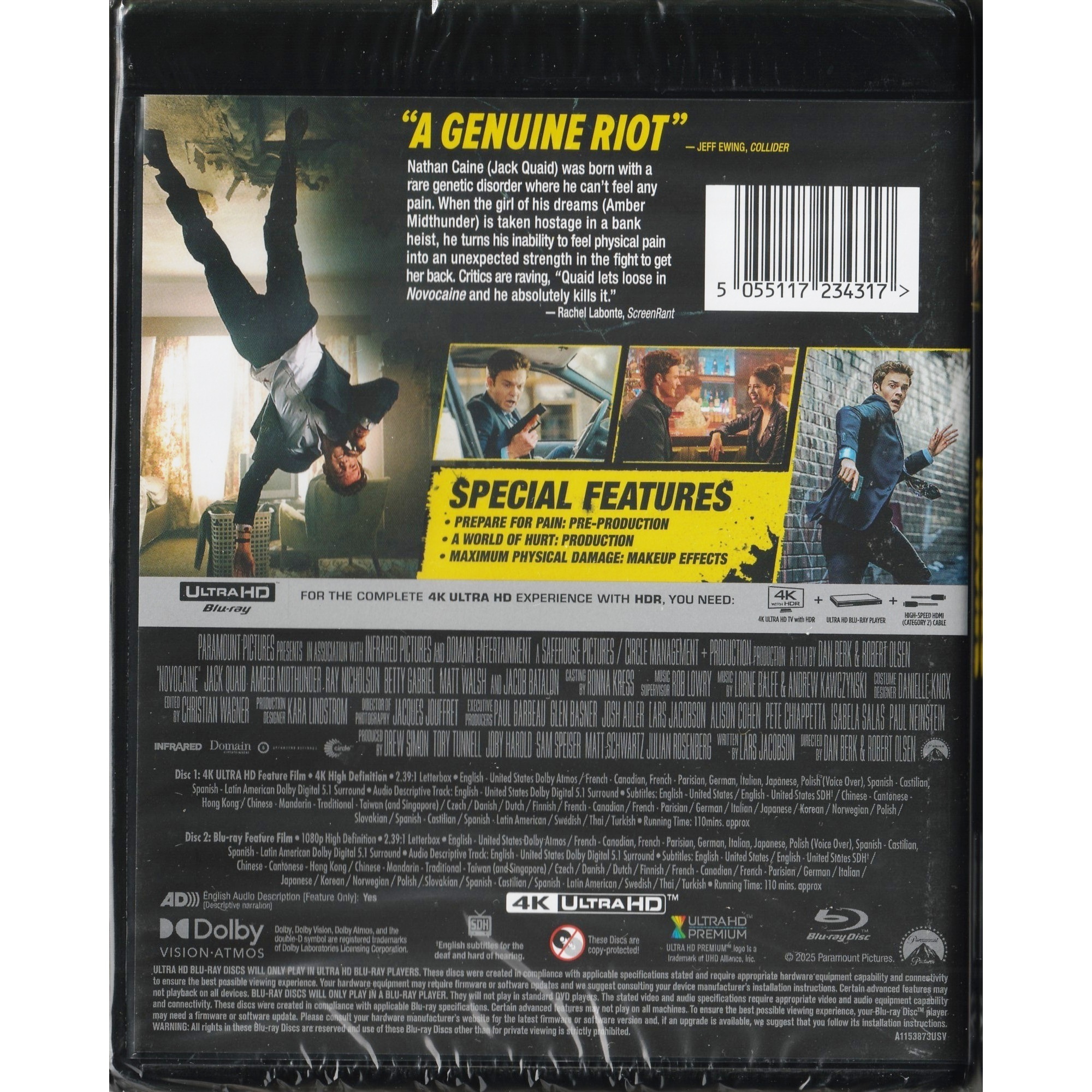 無痛俠 (2025) (4K Ultra HD + Blu-ray) [訂貨]