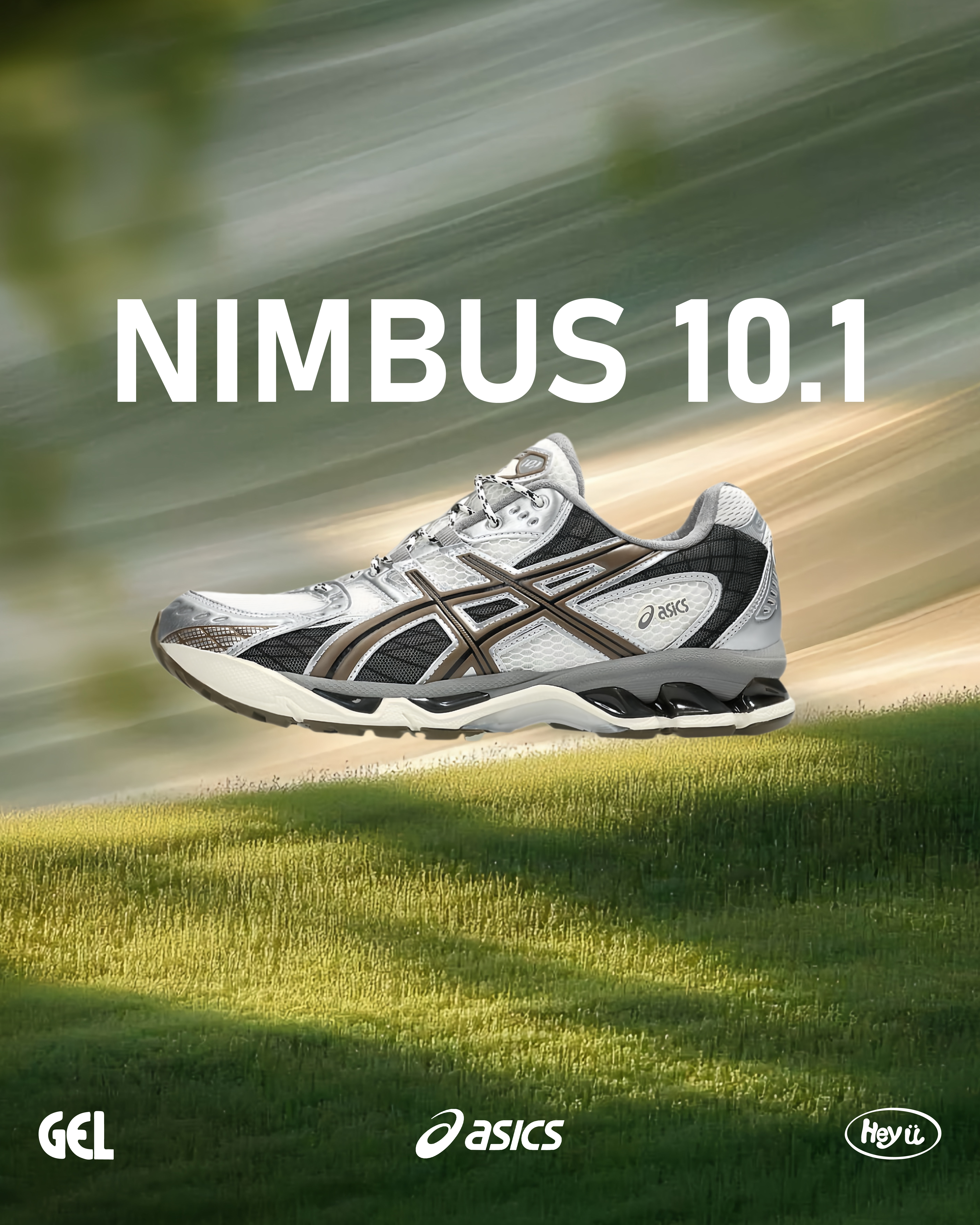 ASICS GEL-NIMBUS 10.1(白棕)