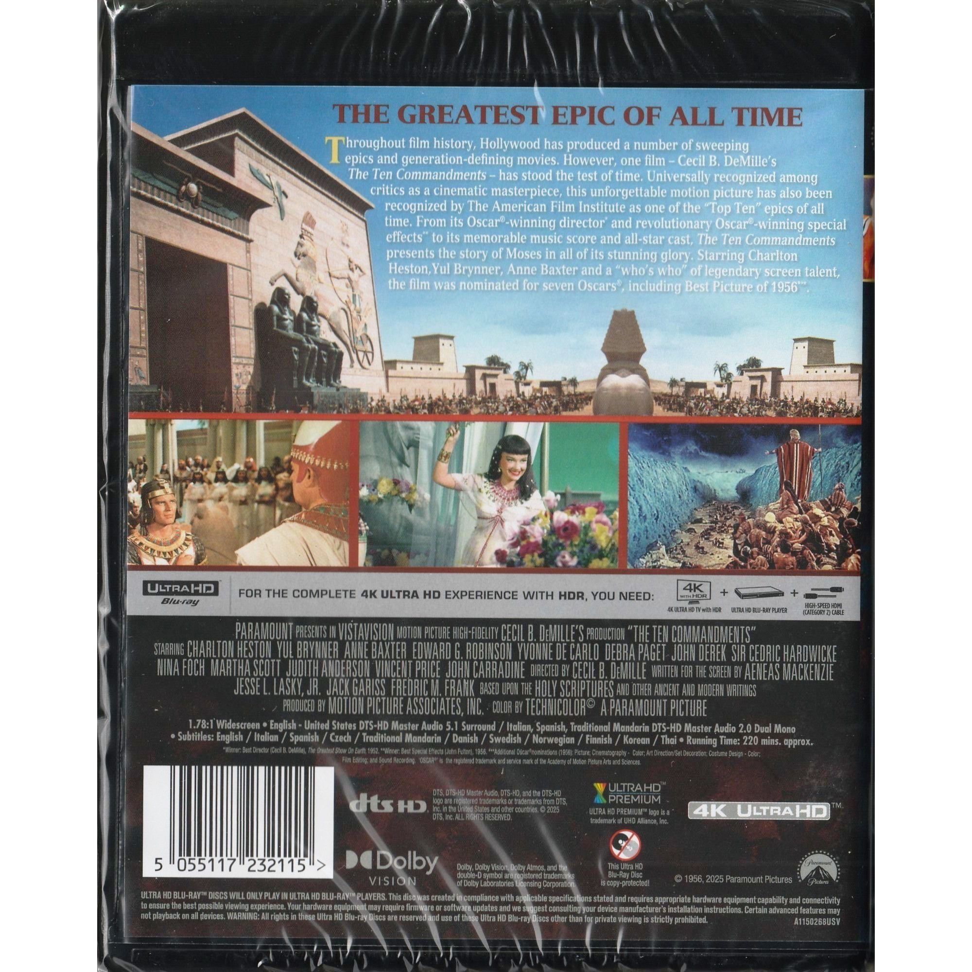 十誡 (1956) (4K Ultra HD) [訂貨]