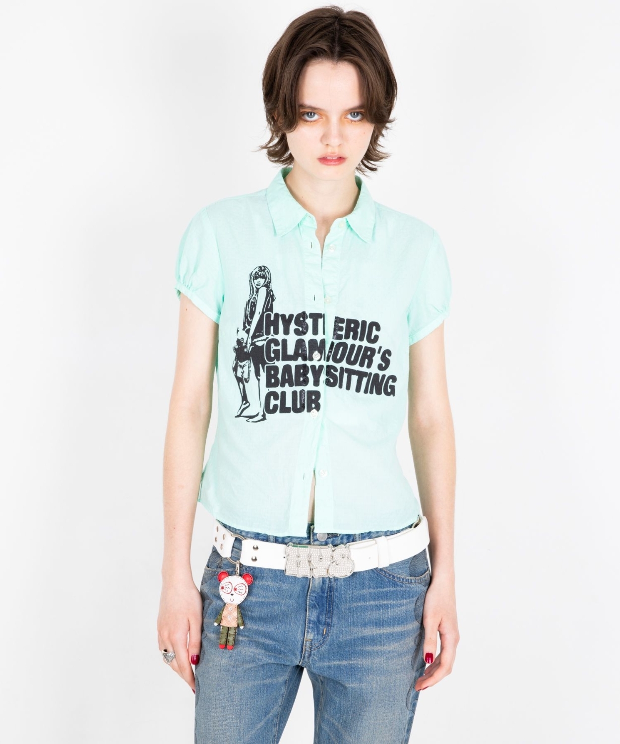 HYSTERIC GLAMOUR   - BABYSITTING CLUB Compact Shirt