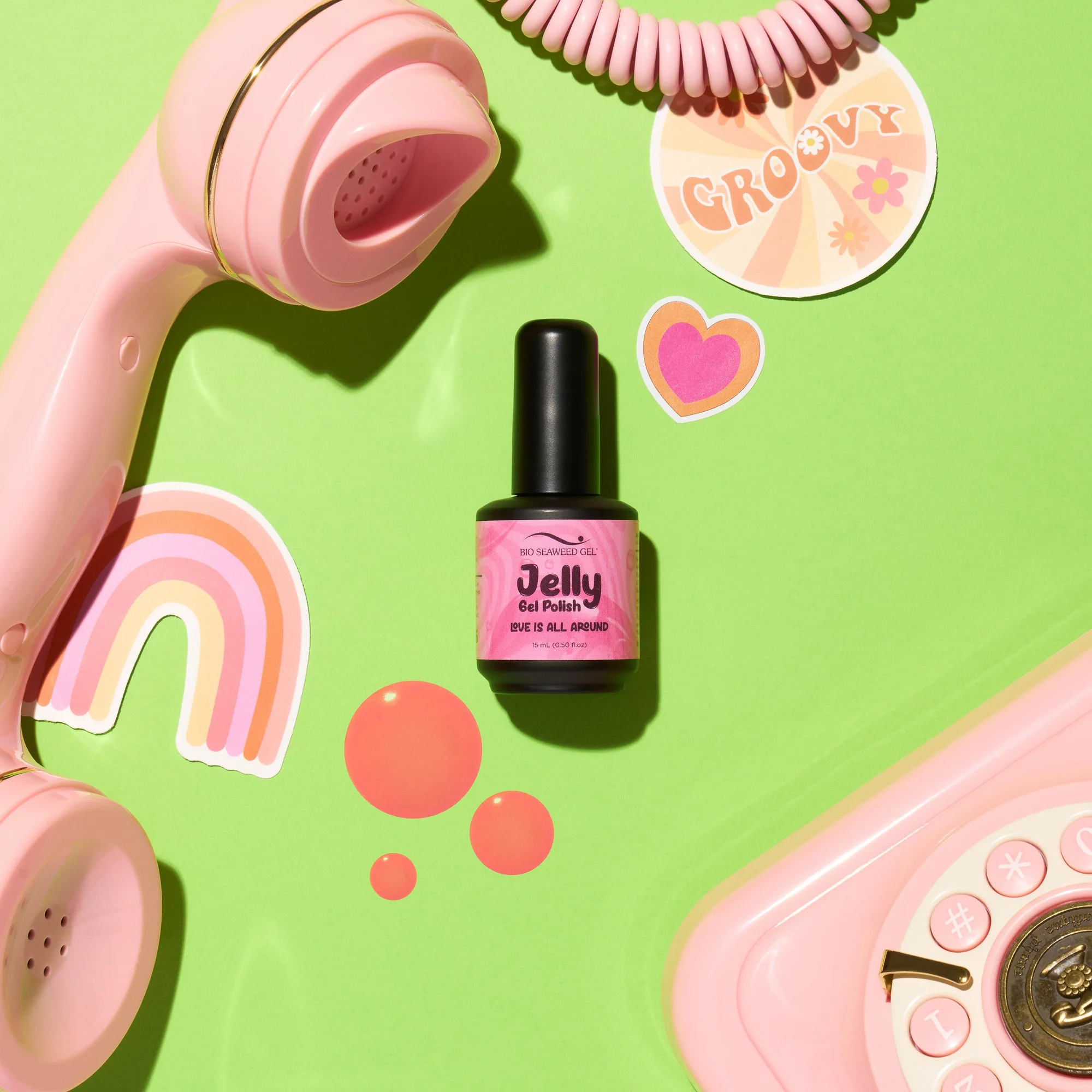 Bio Seaweed Gel J03 果凍啫喱 LOVE IS ALL AROUND 天然無毒Gel甲油