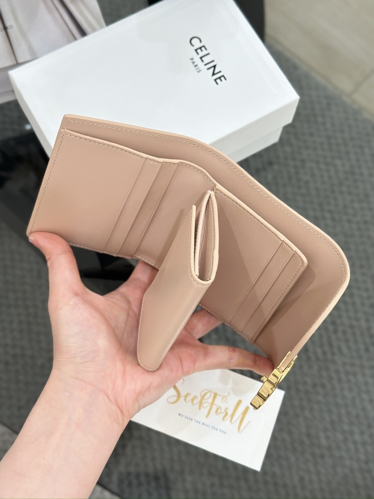 CELINE Triomphe Small Flap Wallet