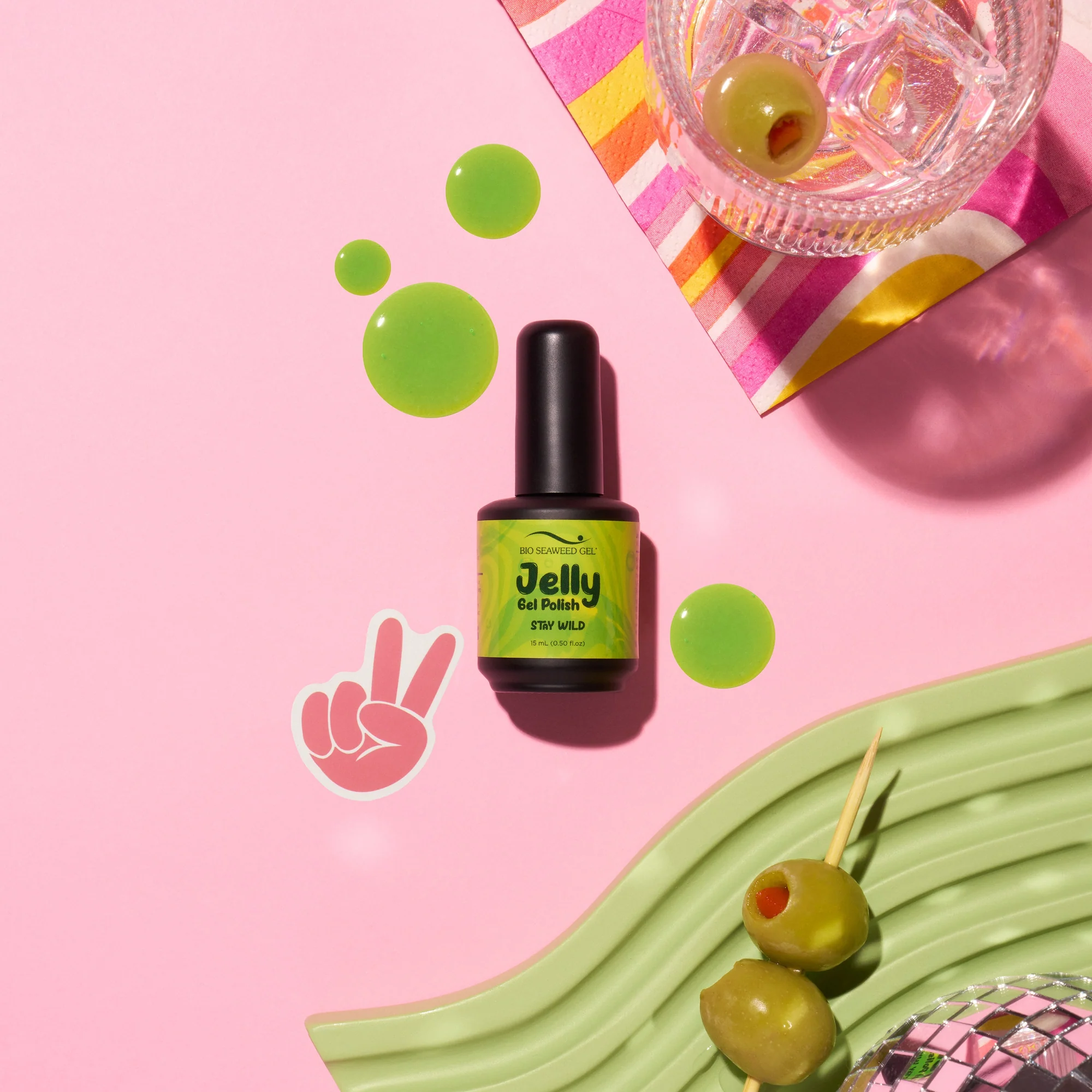 Bio Seaweed Gel J08 果凍啫喱 STAY WILD 天然無毒Gel甲油