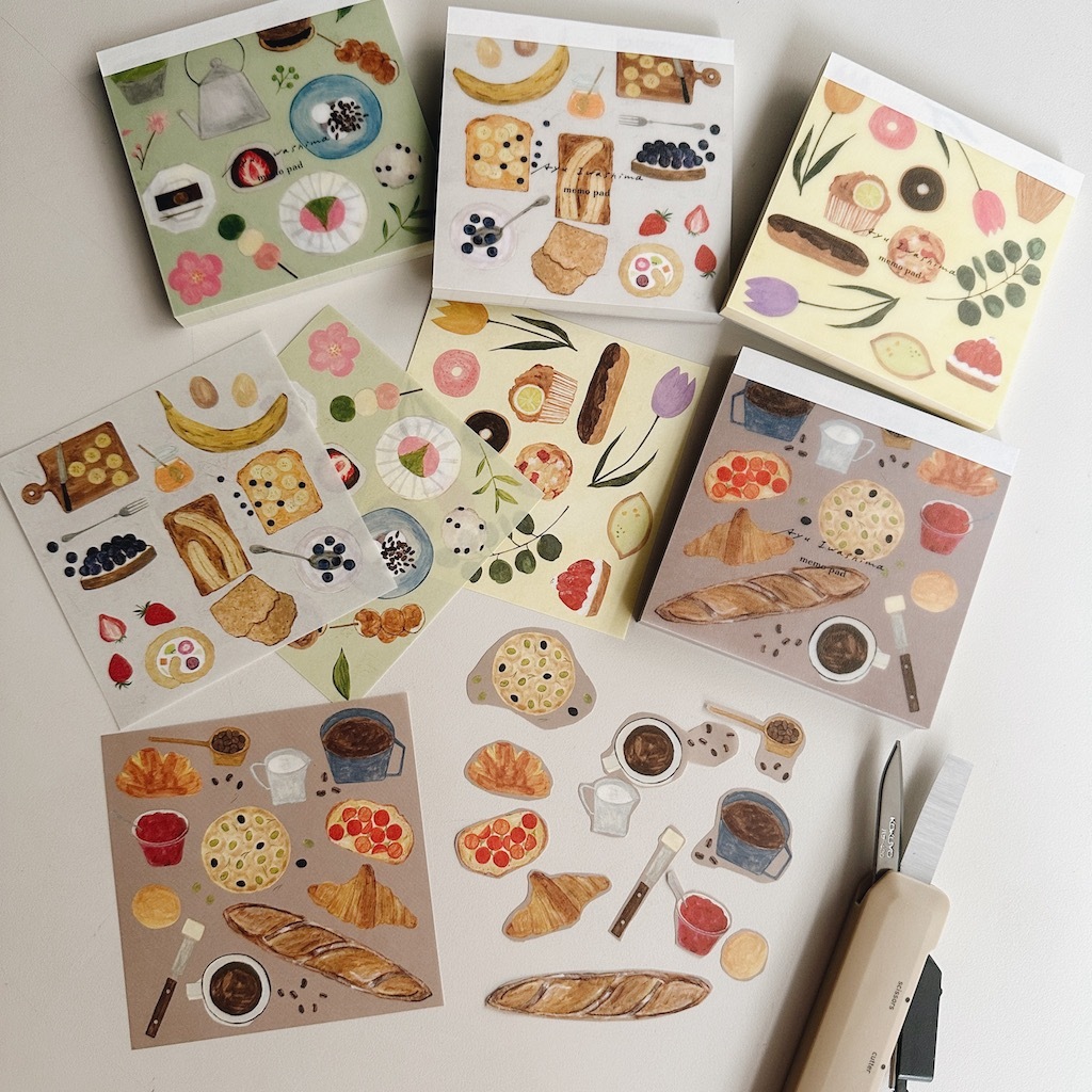 美味甜點與麵包 100枚便條本 memo｜日本EL COMMUN