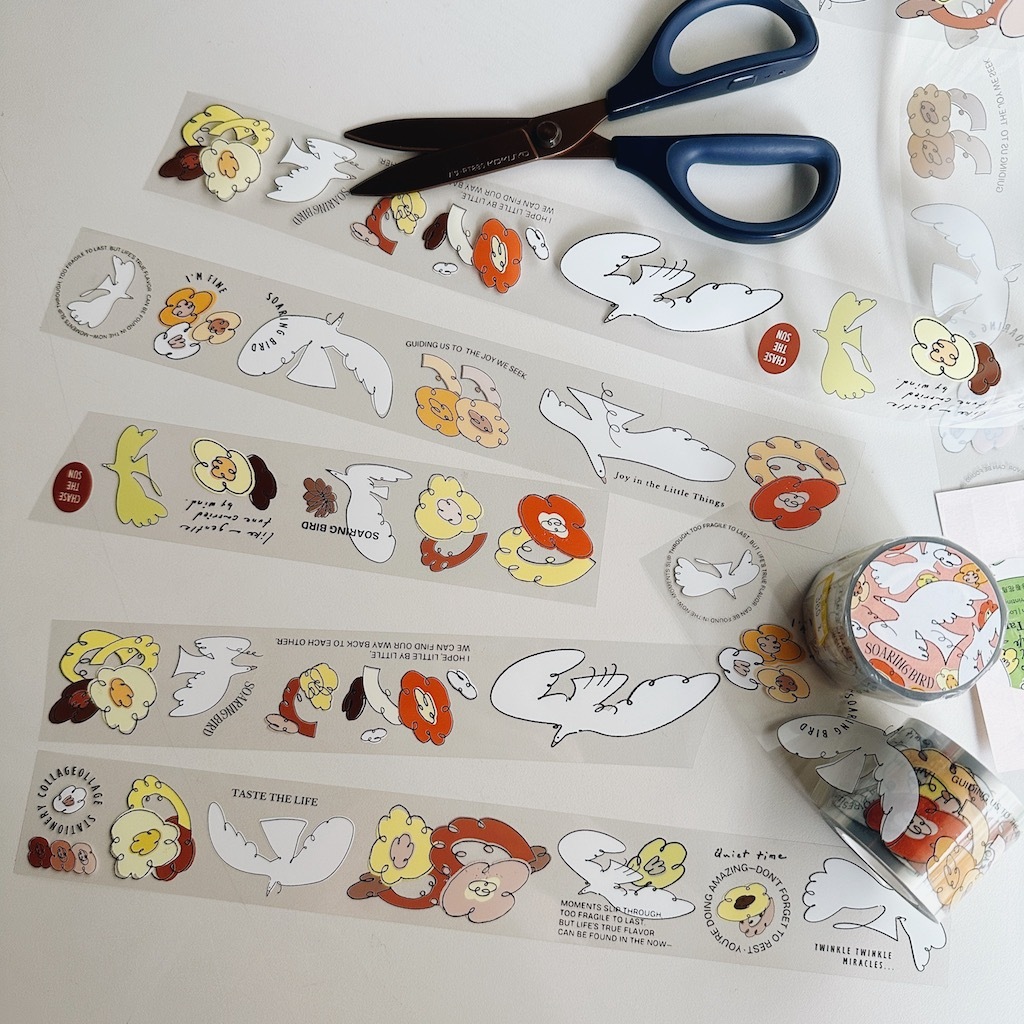 卷卷花鳥 PET膠帶｜什物 A KIND OF CAFE