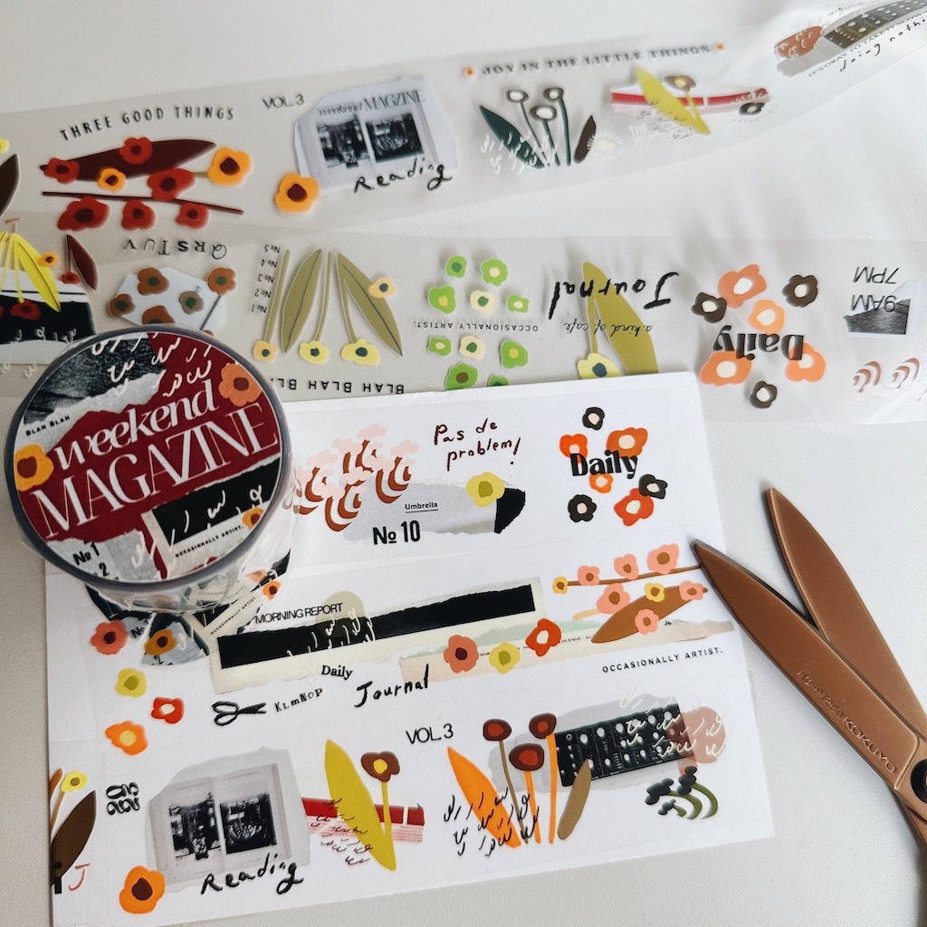 2025新版 假期雜誌 PET膠帶｜什物 A KIND OF CAFE