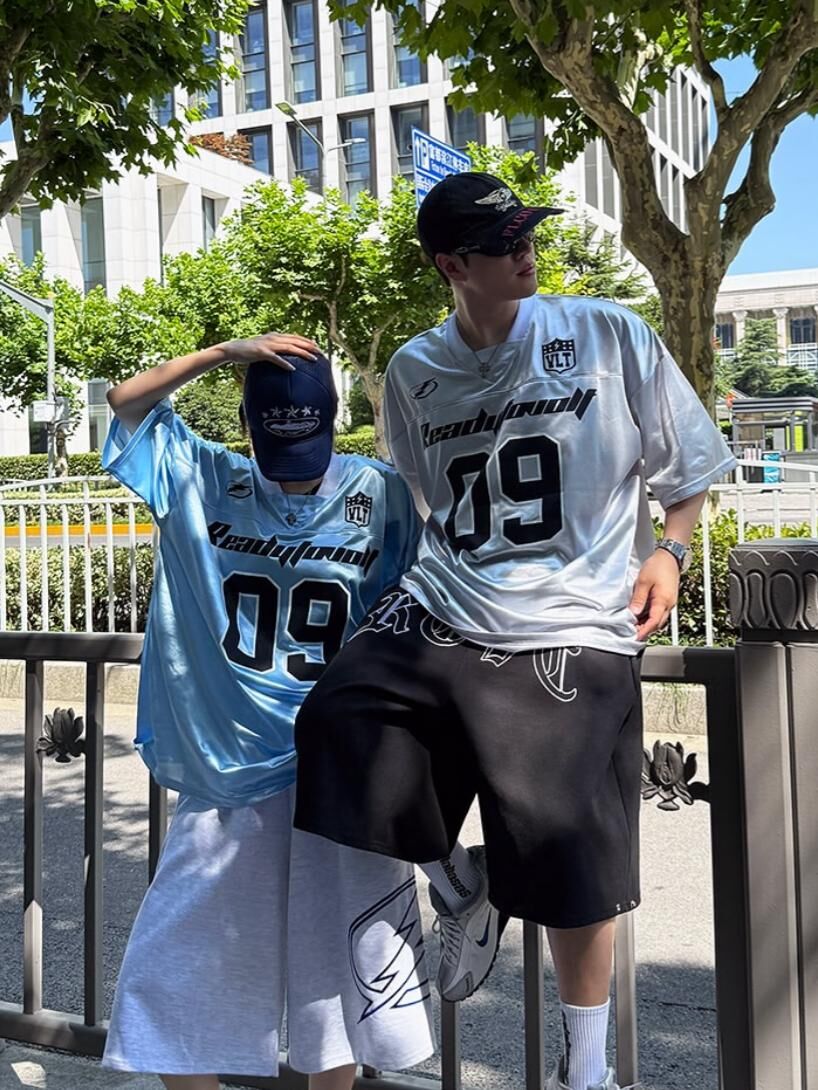 V領數字短袖Tee VOLT-097T