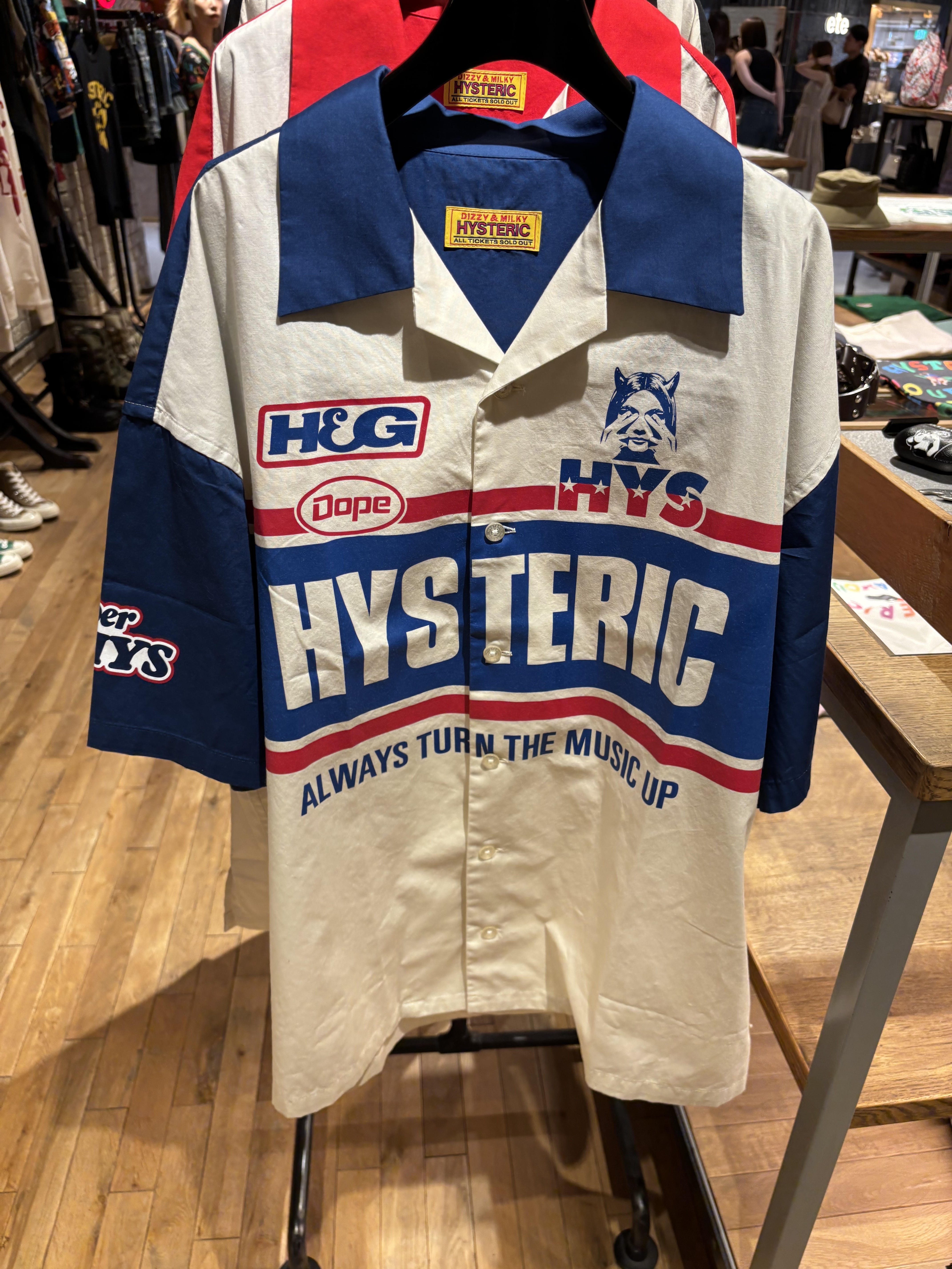 HYSTERIC GLAMOUR   - HYSTERIC Racing Shirt