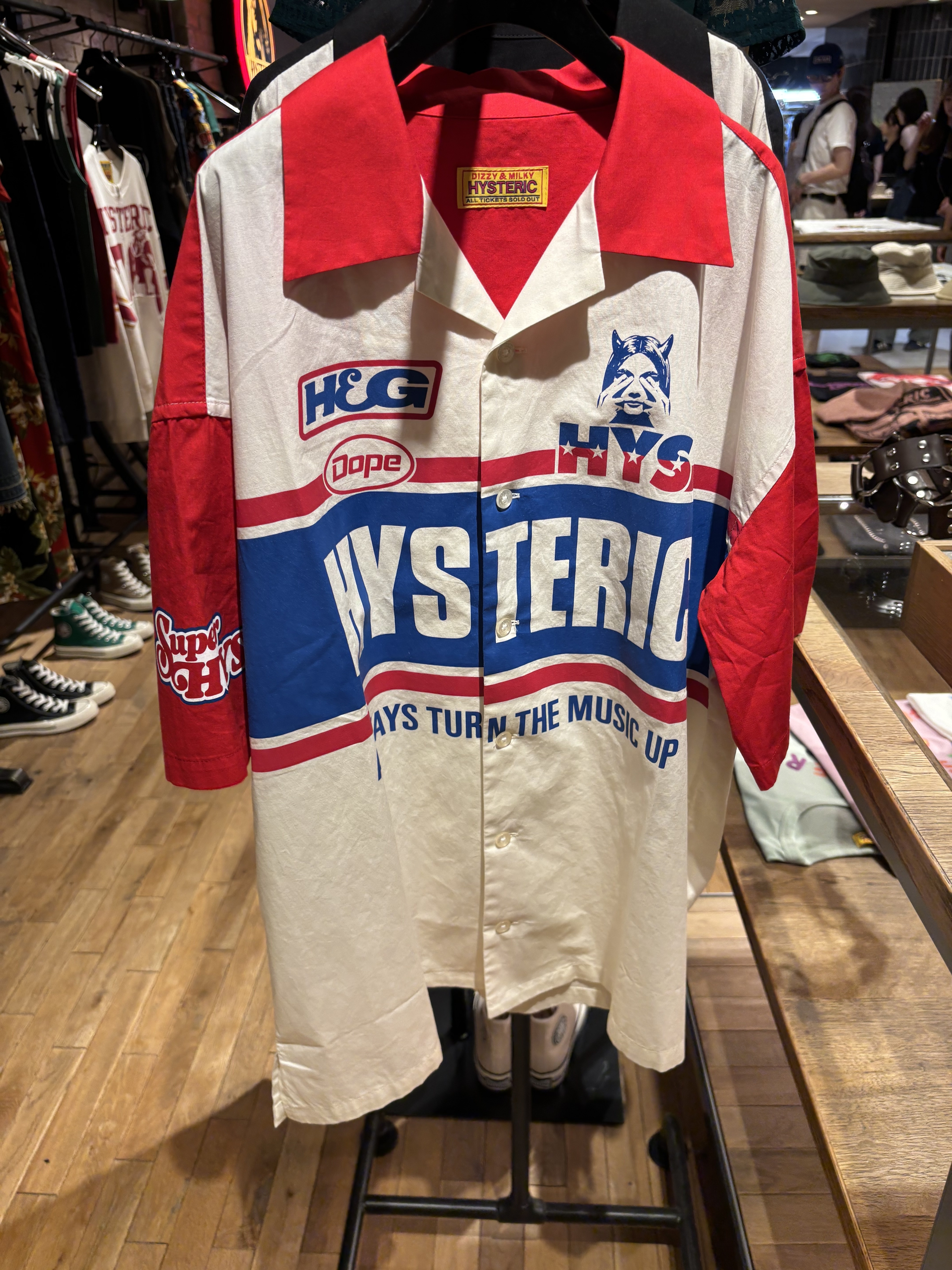 HYSTERIC GLAMOUR   - HYSTERIC Racing Shirt