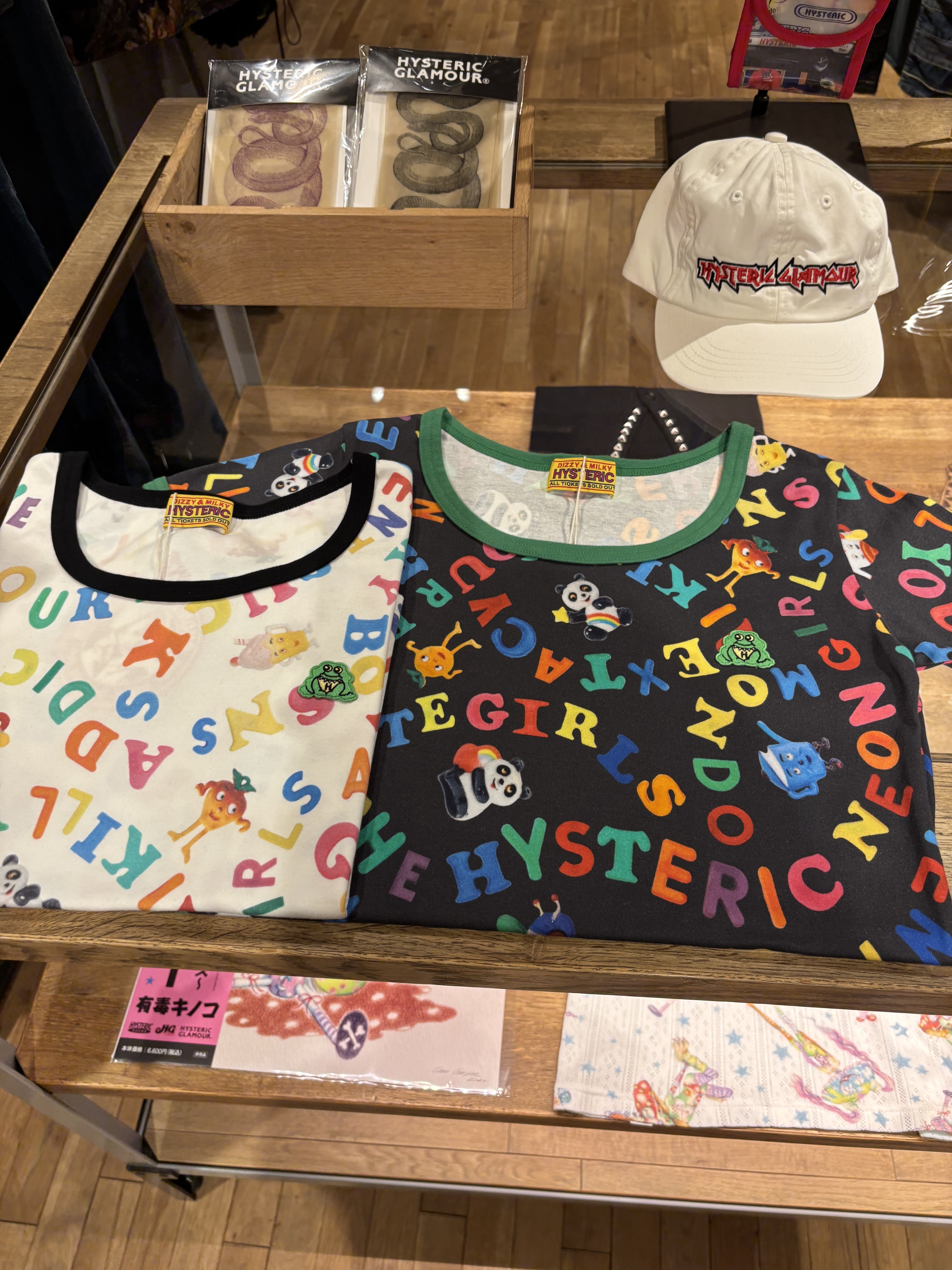 HYSTERIC GLAMOUR   - SNS ADDICTION pattern Chibi T-shirt