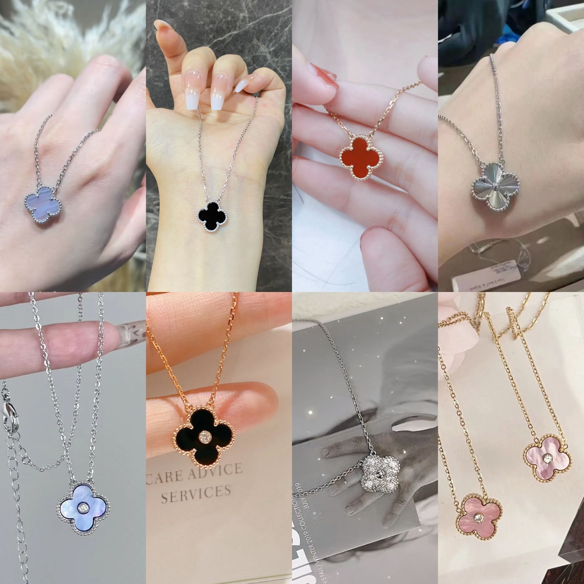 【直播】LL070802 純銀莫桑鑽項鏈