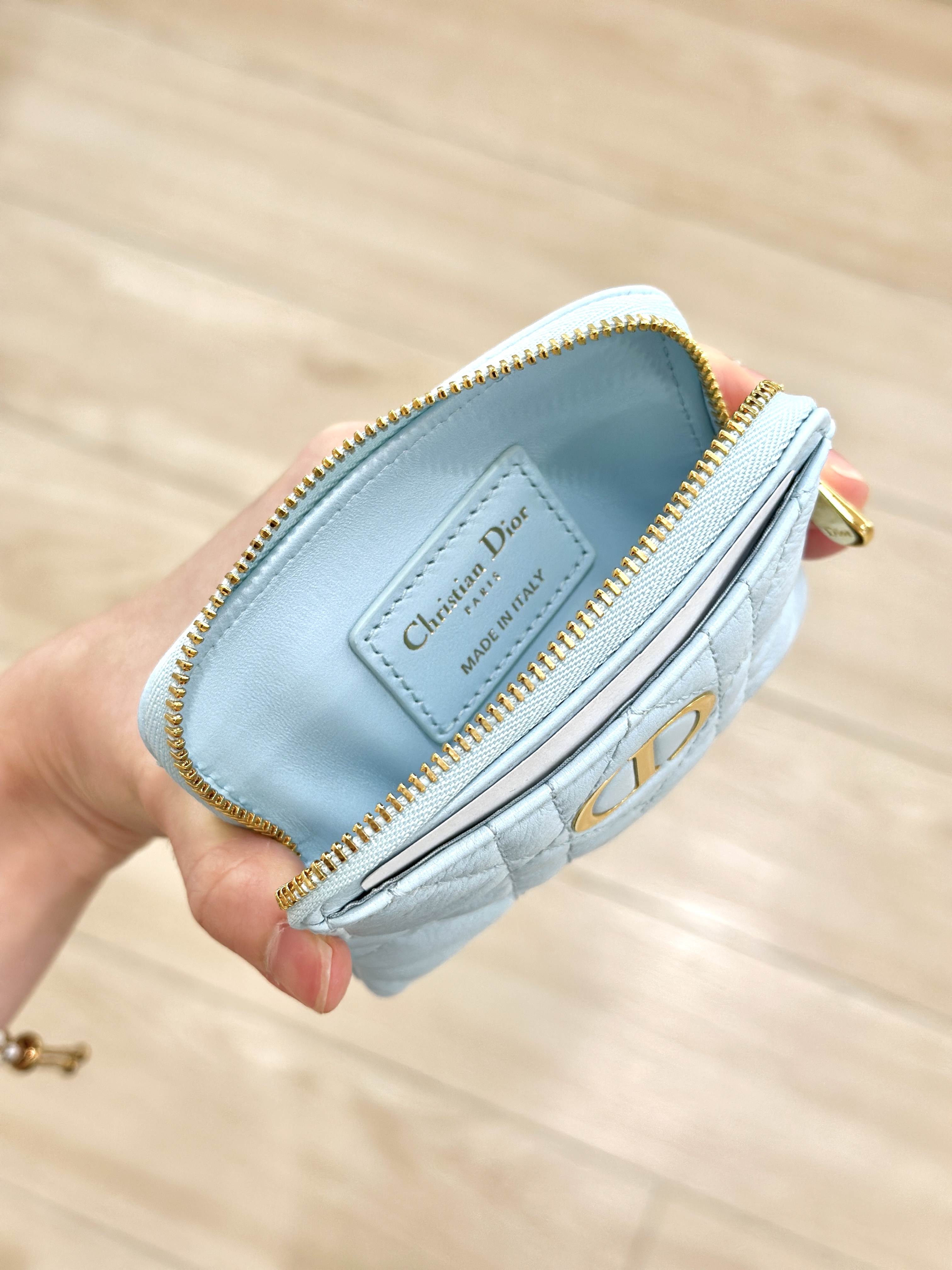 Dior Caro Lavender Wallet