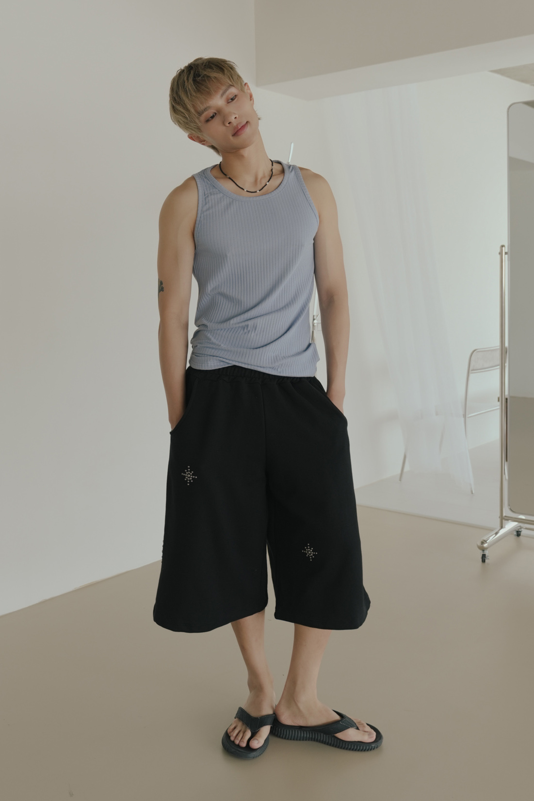 Glow Ribbed Tank Top #背心