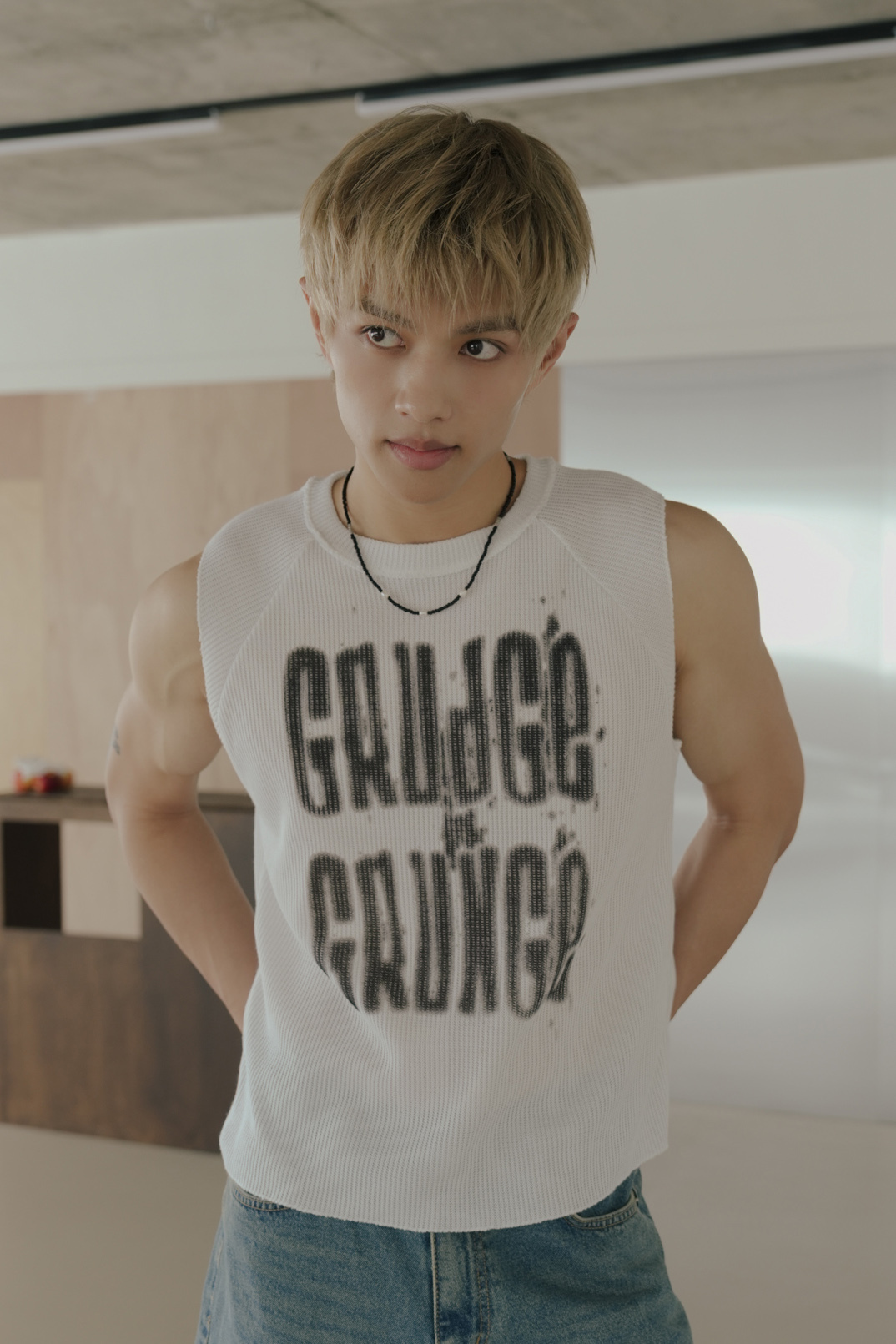 Grunge Sleeveless Tee #背心