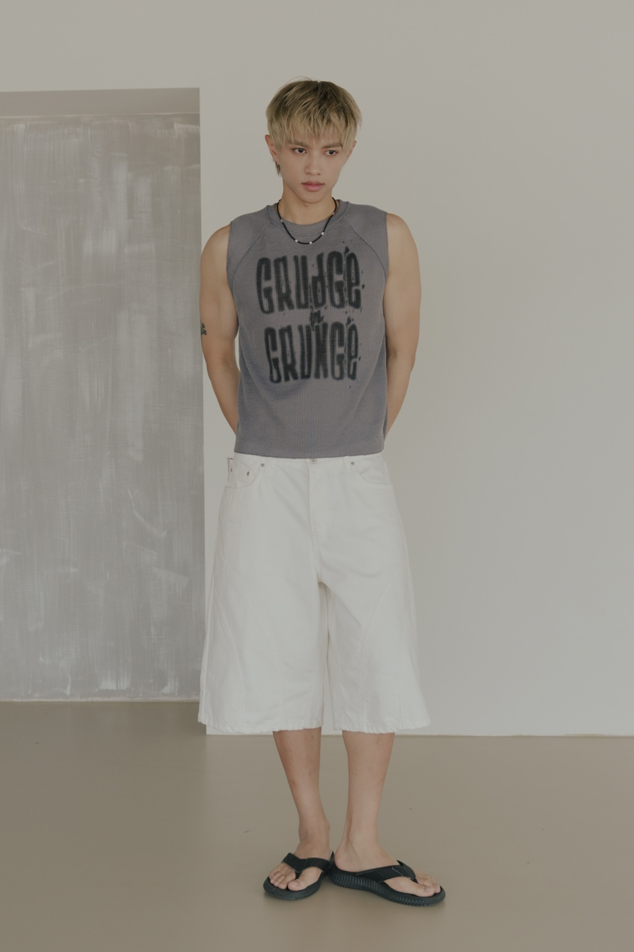 Grunge Sleeveless Tee #背心