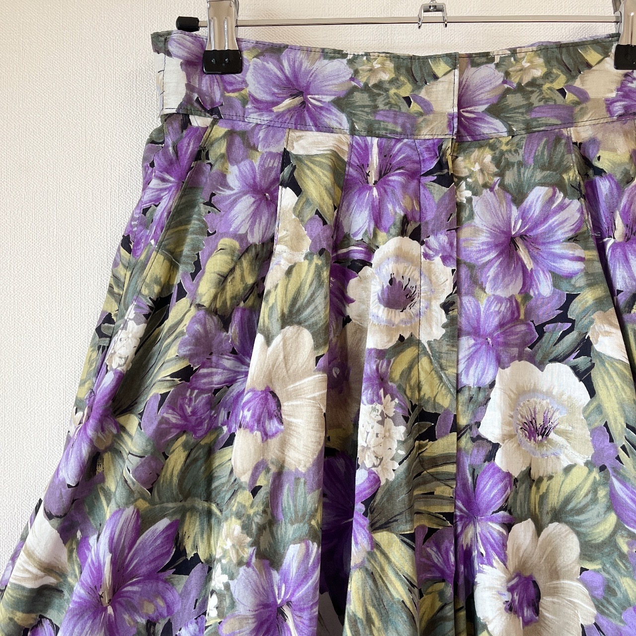 Anna Pier日本製紫色大花裙褲
