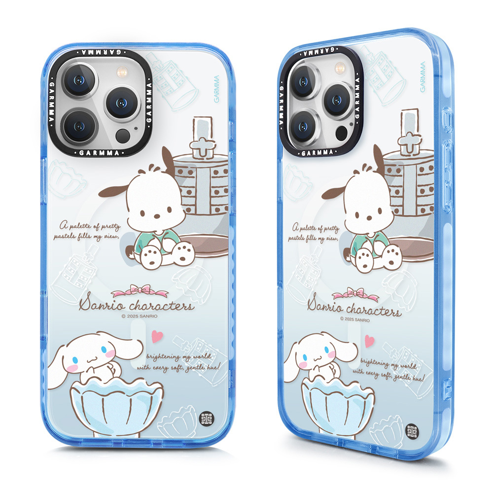 三麗鷗X故宮 iPhone 15系列 磁吸款保護殼  帕洽狗&大耳狗