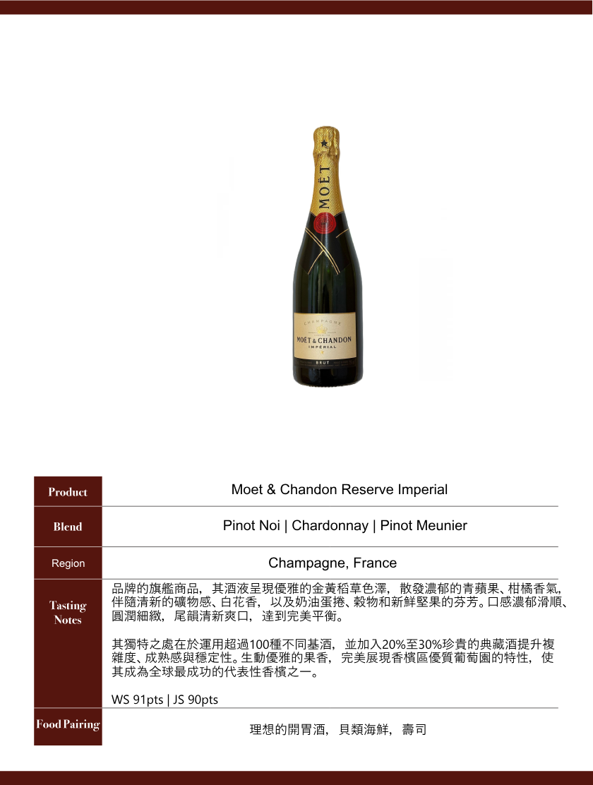 Moet & Chandon Reserve Imperial