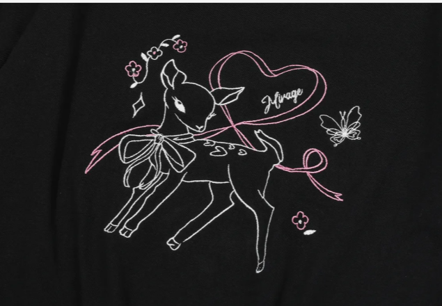 CPGN STUDIO / Dear Bloom Cropped Short T-shirt / Black   JUL25