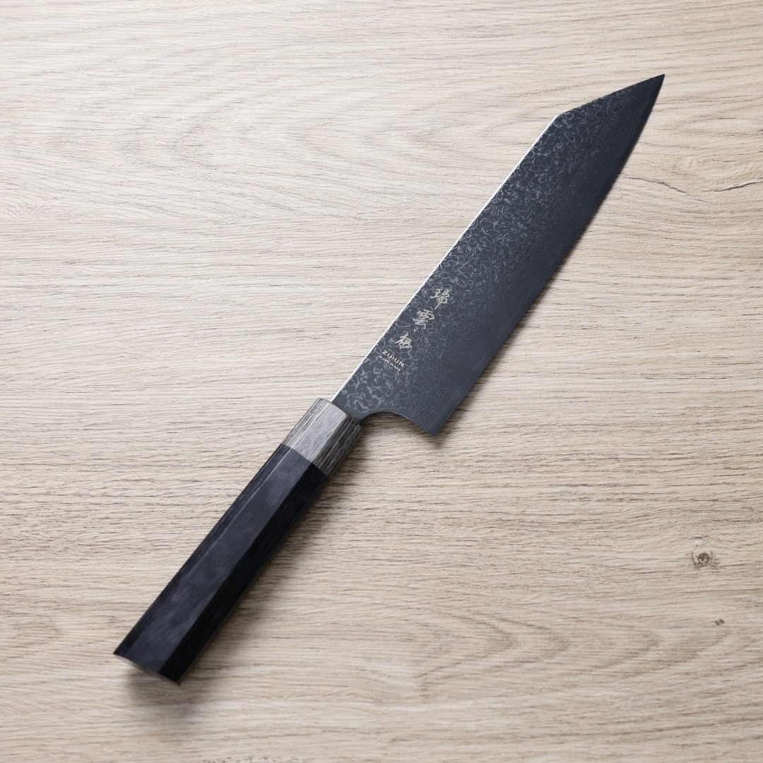 関兼次 瑞雲極 牛刀 210mm SG2粉末綱/附刀鞘 DLC大馬士革