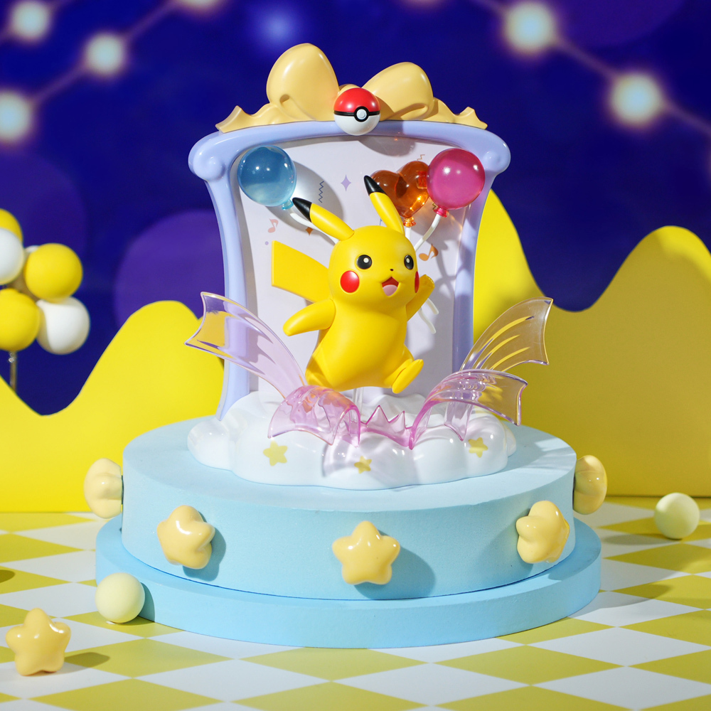 寶可夢-開心派對系列公仔-皮卡丘/快龍/耿鬼/喵喵/仙子伊布/胖丁