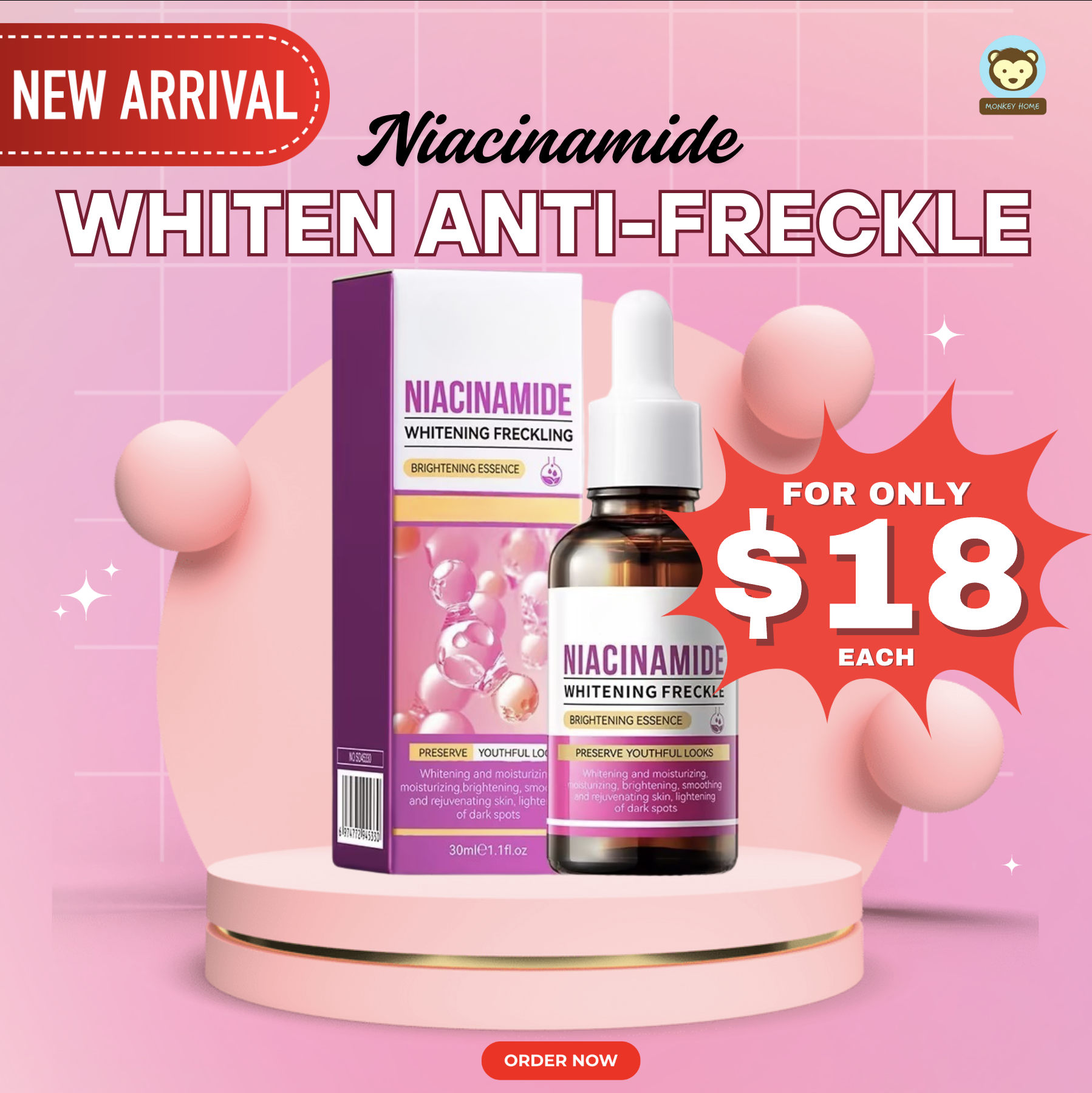 Niacinamide Whitening Anti-Freckle Serum