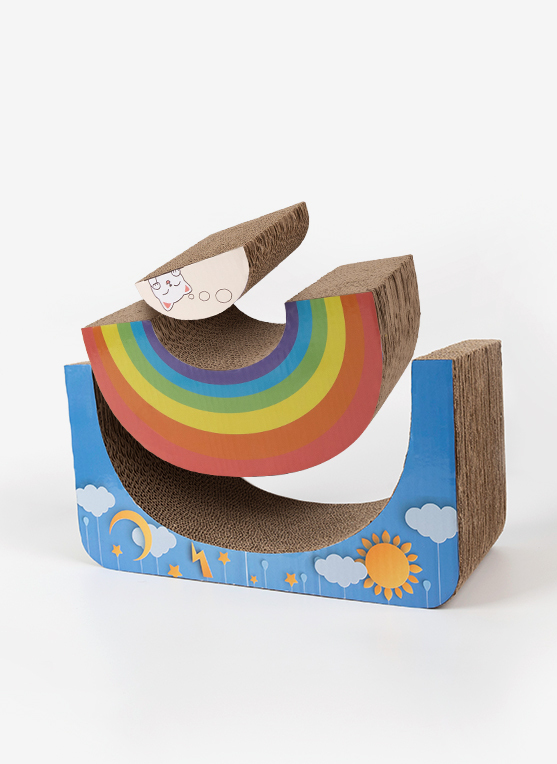 Pawise |天空之城貓抓盒  (NO.28477)