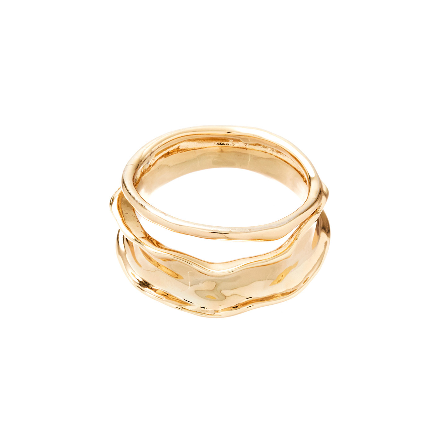 平價飾品,B&R設計款,銅鍍14K金,戒指