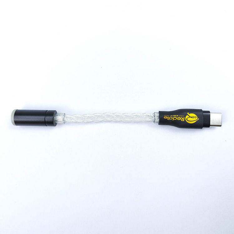 Reddle Audio – BPS解碼耳擴短線 Type-C, Lightning > 3.5 | 純銀8絞