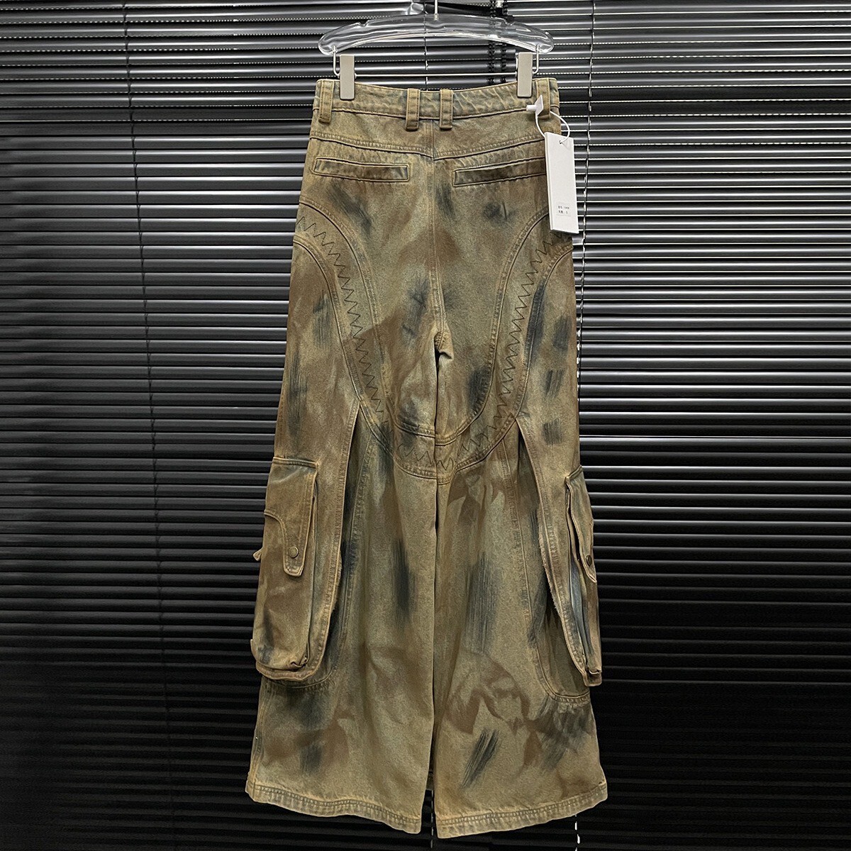 拉鍊廢土長牛裙