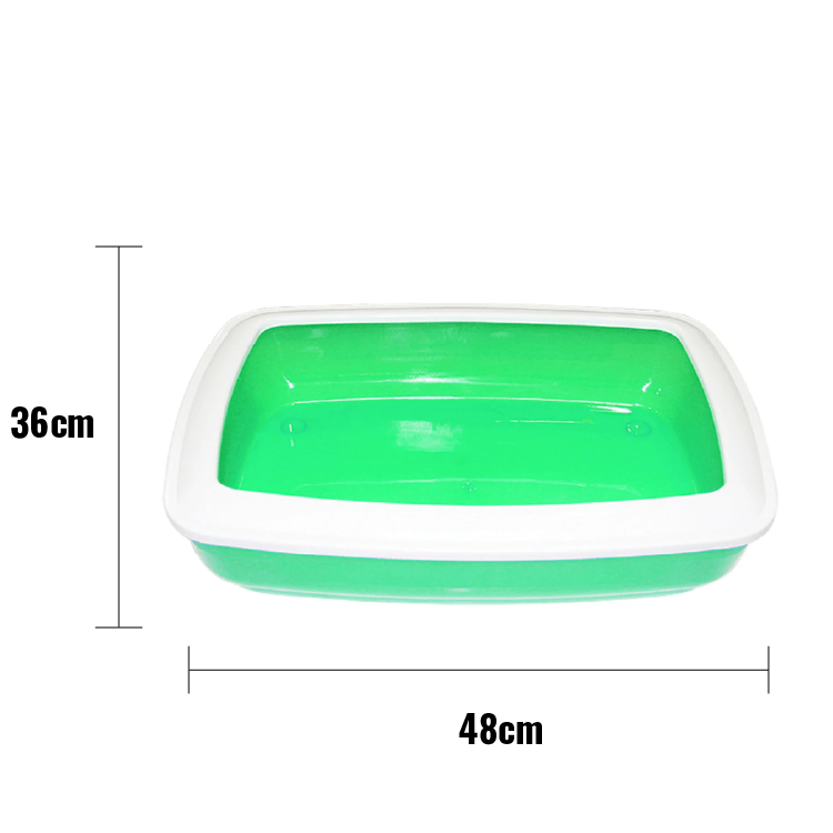 Pawise|貓砂盤48*36cm(綠色)(NO.28931-2)