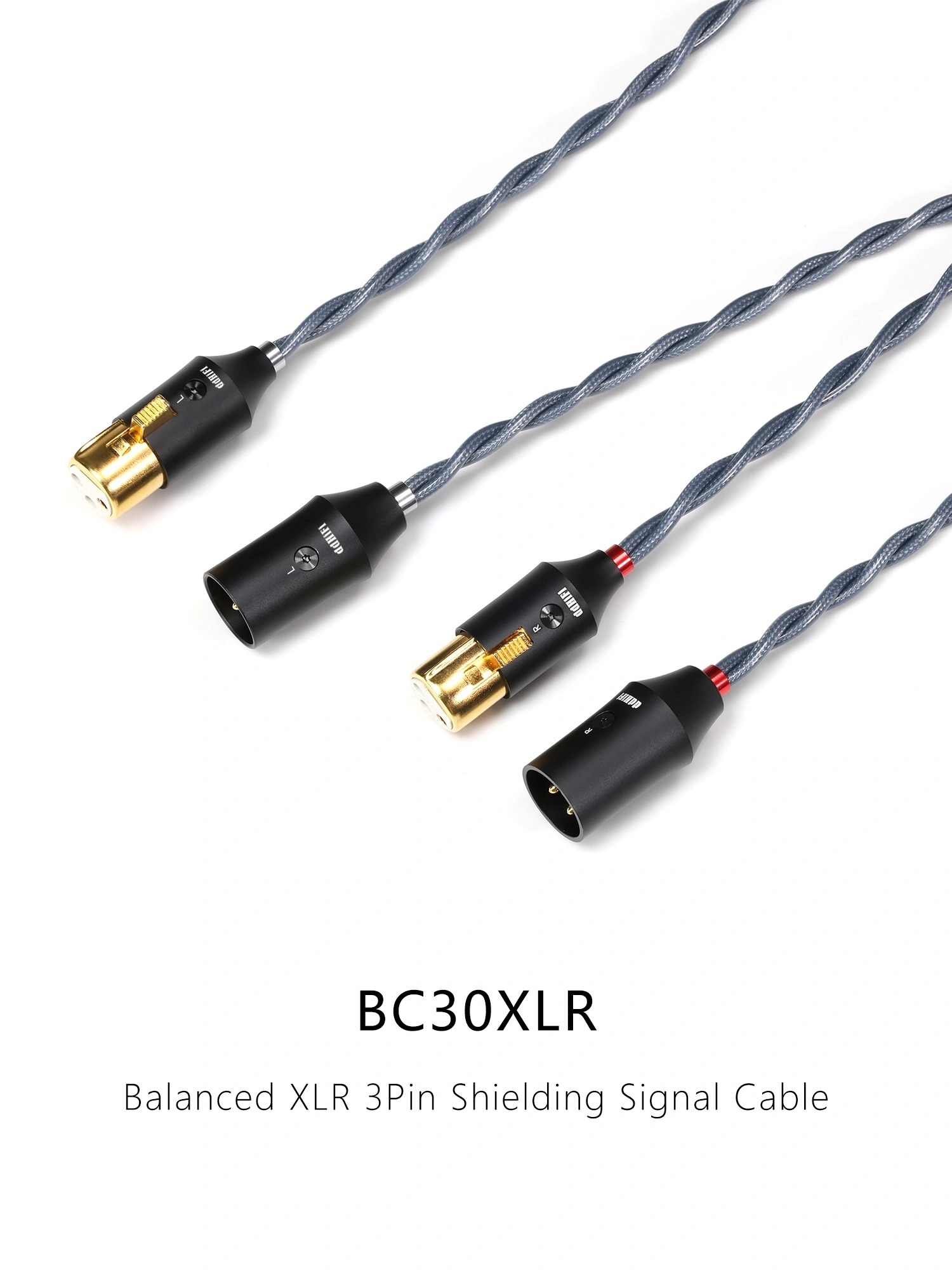 ddHiFi BC30XLR Balanced XLR 3Pin Shielding Signal Cable