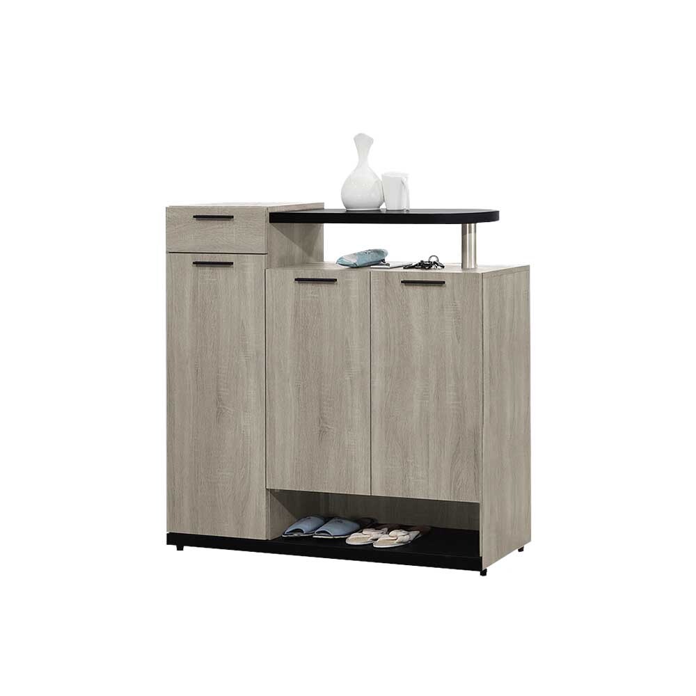 倫科4尺三門單抽鞋櫃/玄關收納櫃/隔間置物櫃