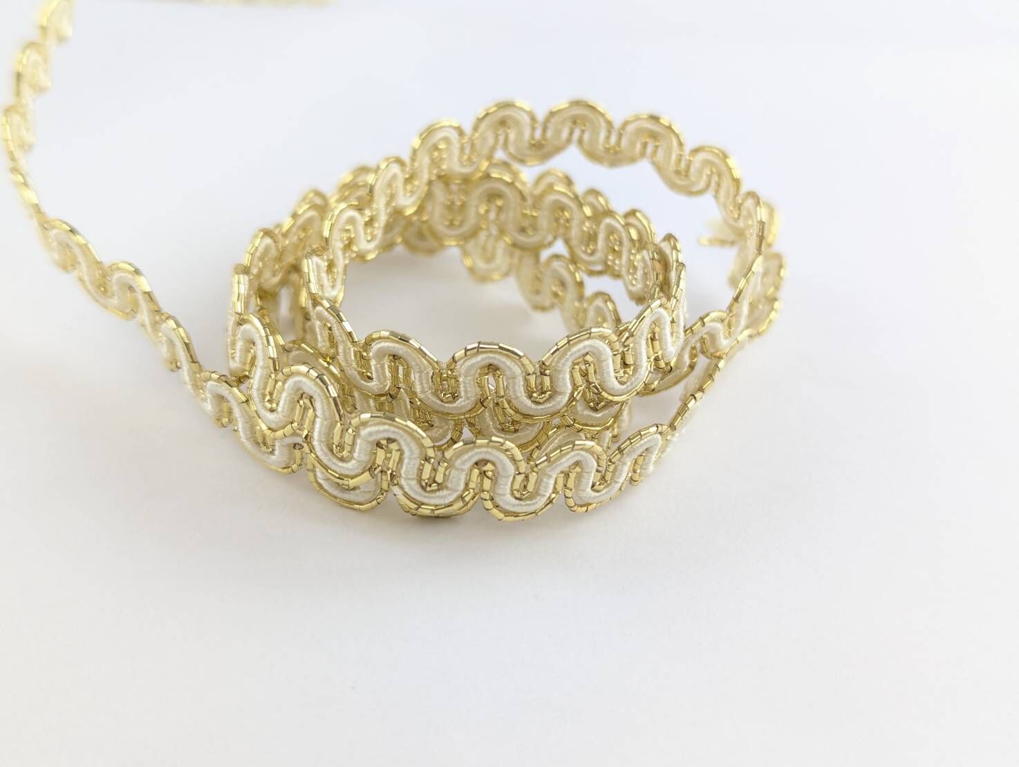 彩虹山形花飾織帶/完全限量