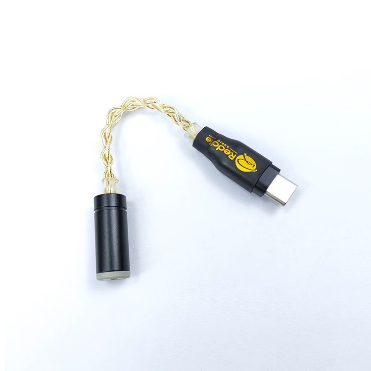 Reddle Audio – AXO發燒級手機解碼耳擴短線 Lightning,Type-C > 3.5, 2.5, 4.4 | 銀鍍金4絞