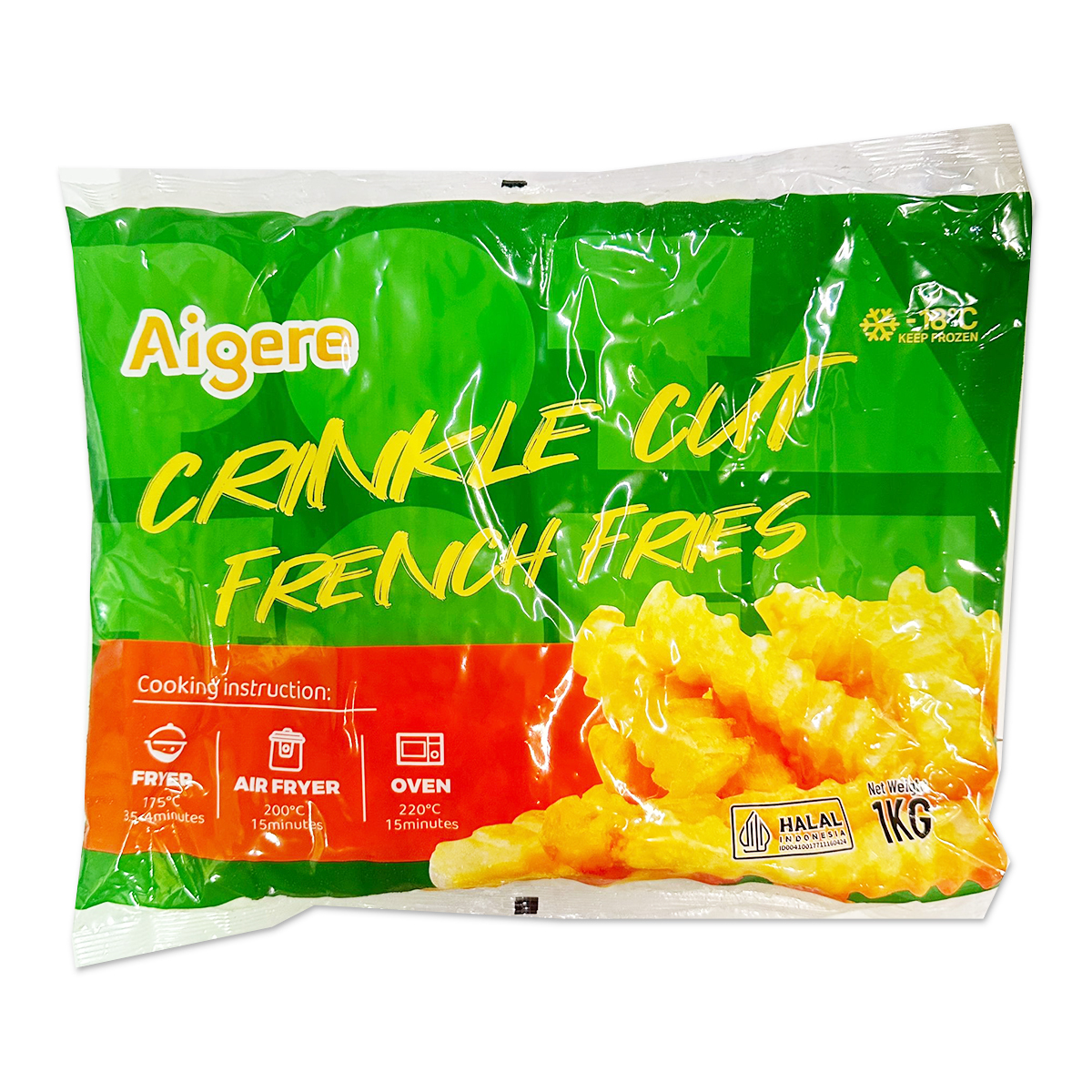 香脆曲薯條│氣炸│香脆可口│party必備│野餐(1kg)(急凍-18℃)
