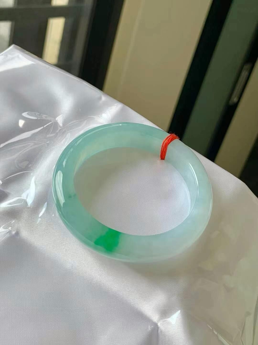 飄花翡翠手鐲,天然翡翠A玉, 緬甸玉, Jade, Jadeite