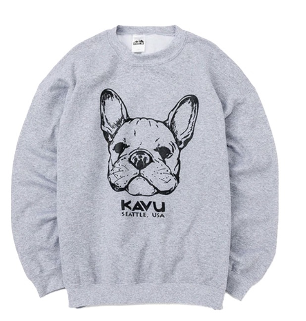 KAVU 日版 Dog Sweat #19823040 ( 033 Sports Grey )