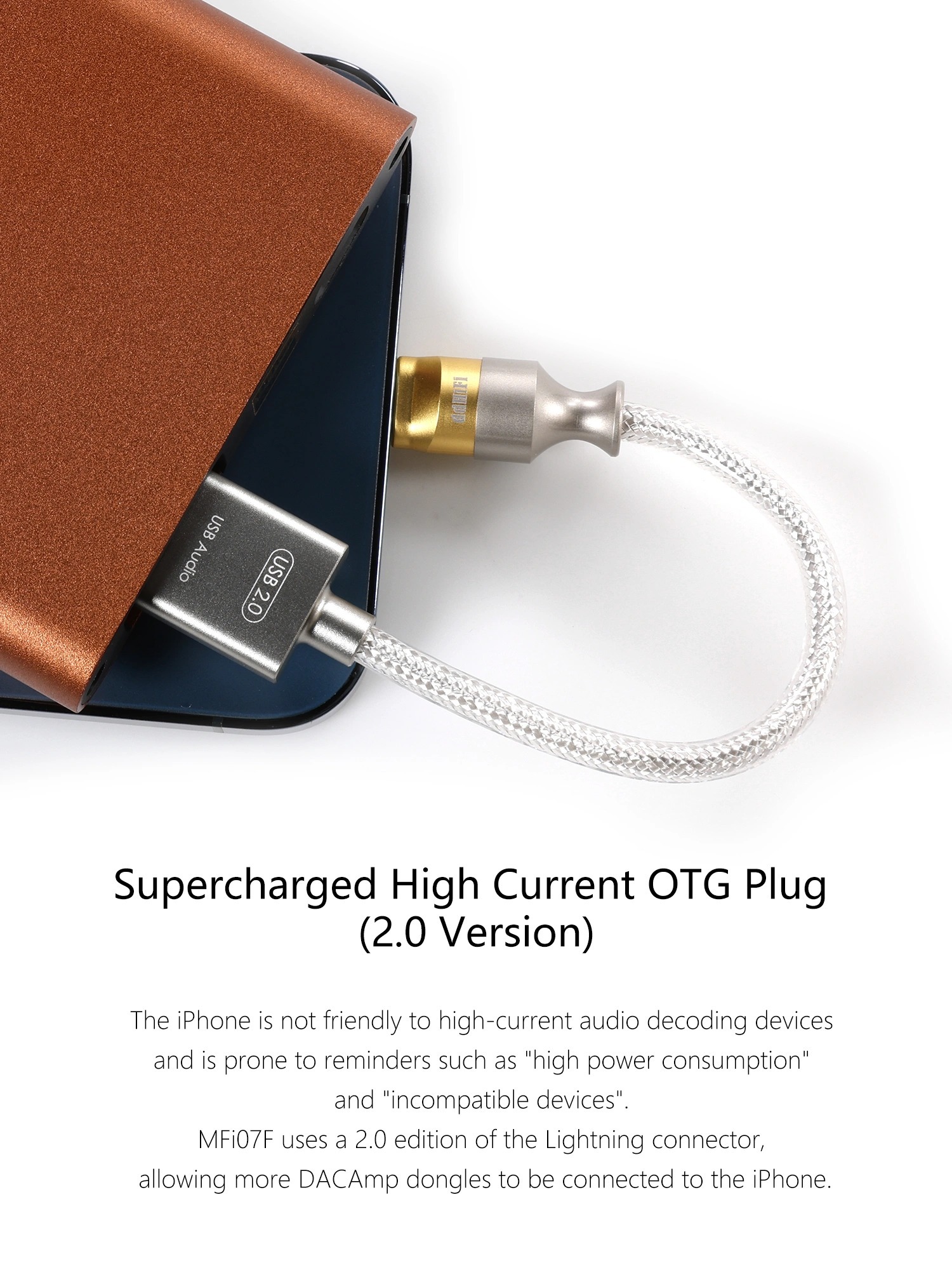 ddHiFi TC07F/MFi07F OTG Adapter Cable 2.0